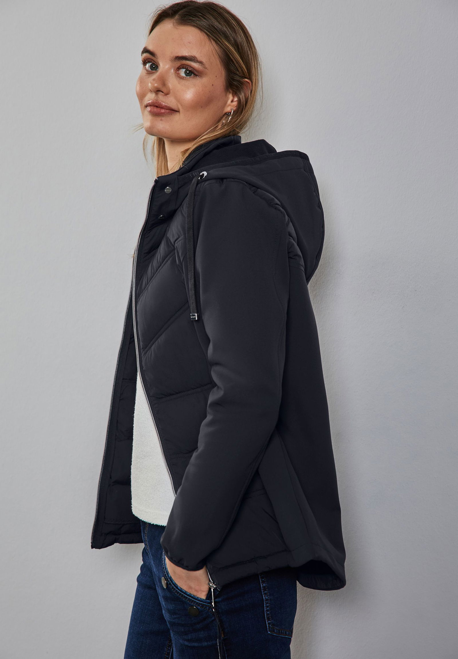 Street One | Street One Steppjacke | 44 | gravity blue