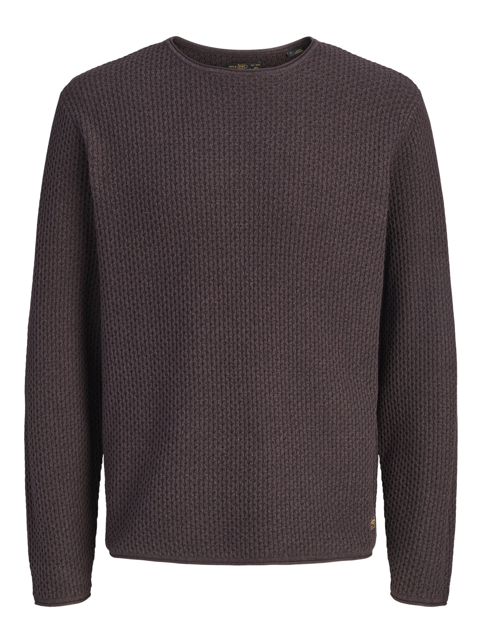 JPRBLUMASON KNIT CREW NECK SN, Choc #1
