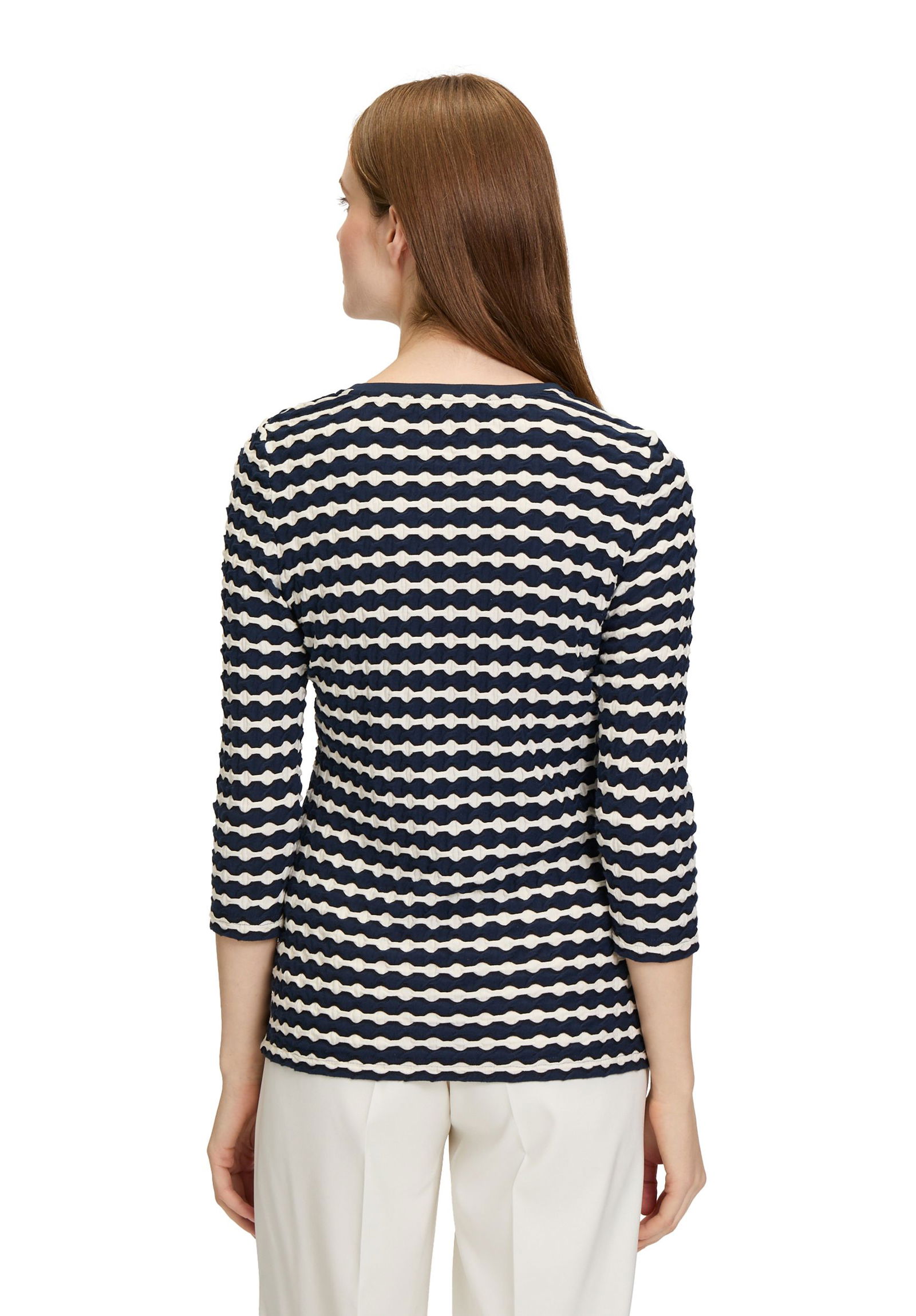 Betty Barclay |  Betty Barclay Shirt  | 44 | dunkelblau/weiß