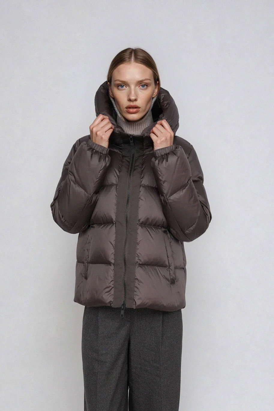 Blonde No.8 Steppjacke Daunenjacke LE MANS mit Kapuze #2