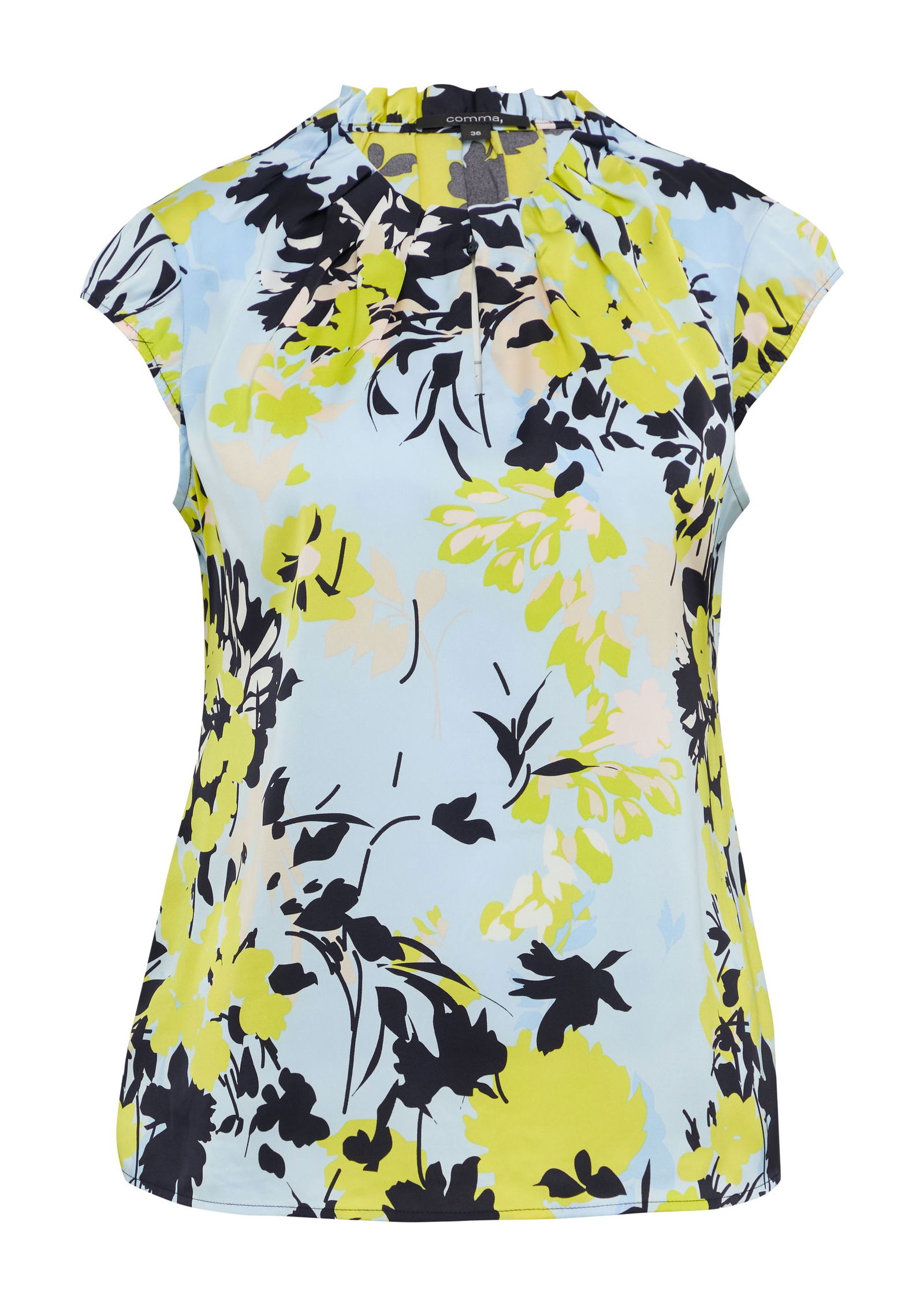  | Bluse | 36 | blau|mehrfarbig
