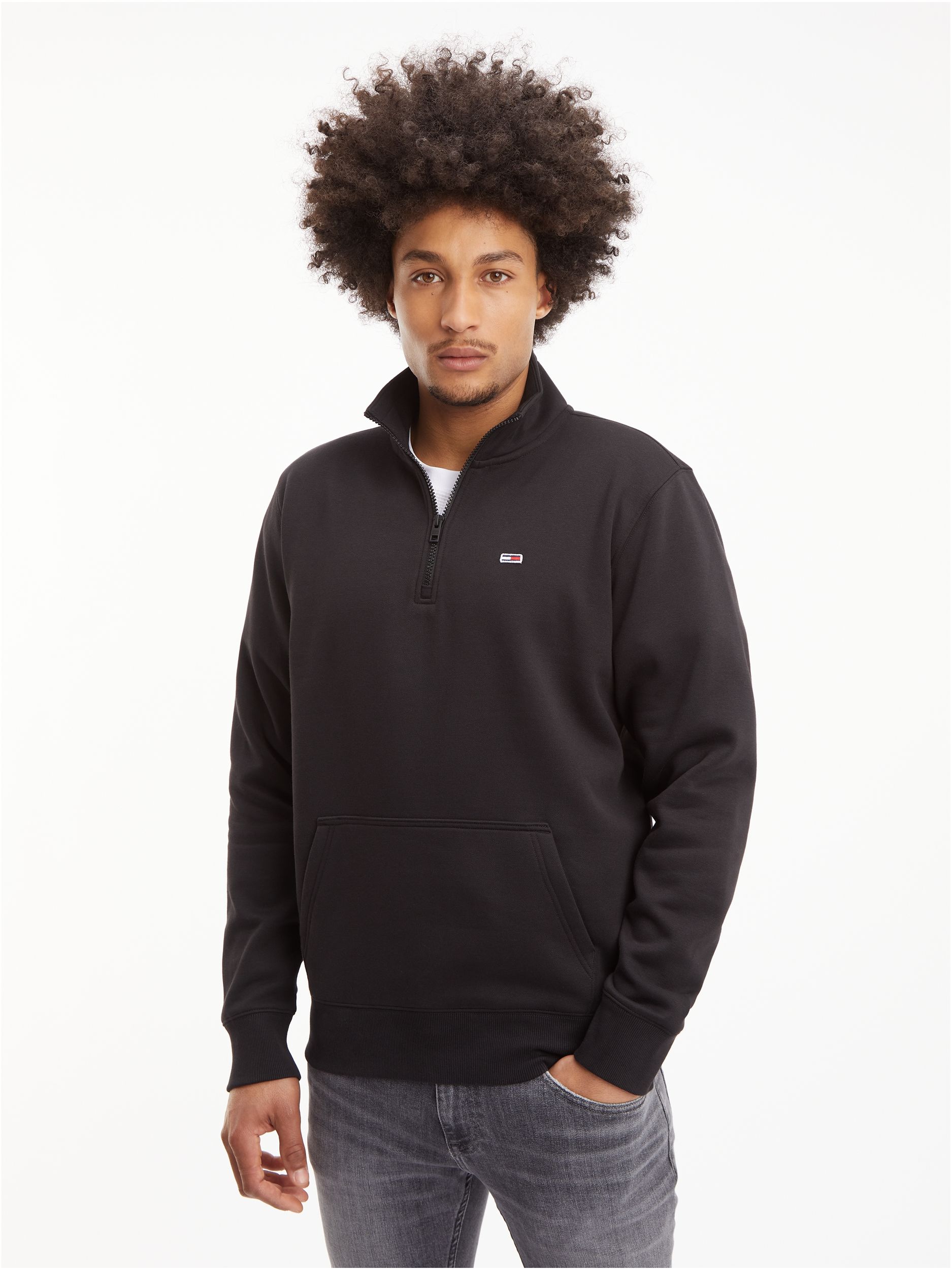 TJM REGULAR FLEECE MOCK NECK