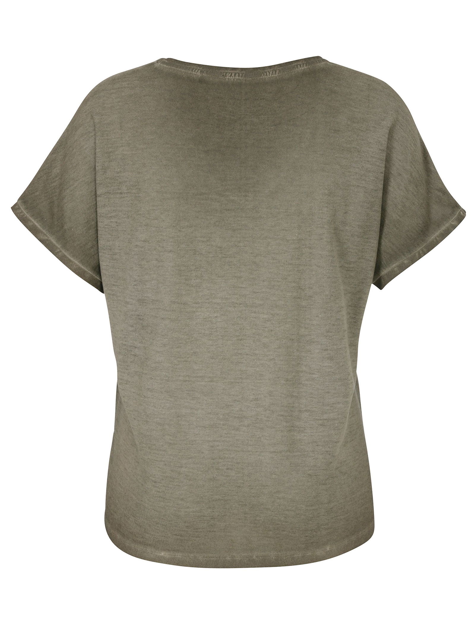 VIA APPIA DUE | T-Shirt V-Ausschnitt 1/2 Arm Motiv | 46 | schilf multicolor