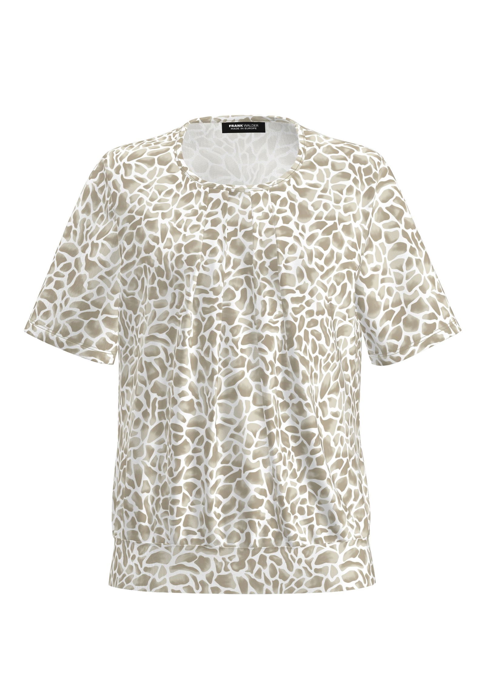 Frank Walder | Frank Walder Shirt | 50 | ecru/iced coffee