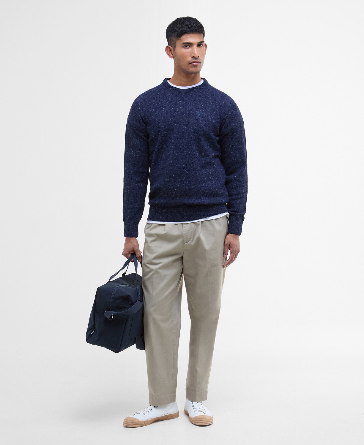 Barbour Pullover Essential Tisbury aus Wollmix #1