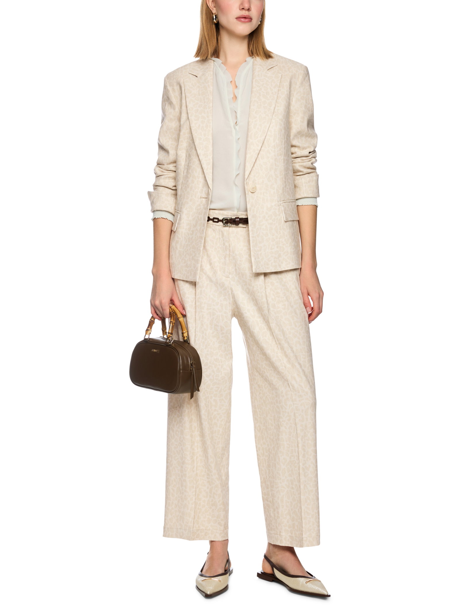 Marc Cain Collections Blazer mit dezentem Leomuster #2