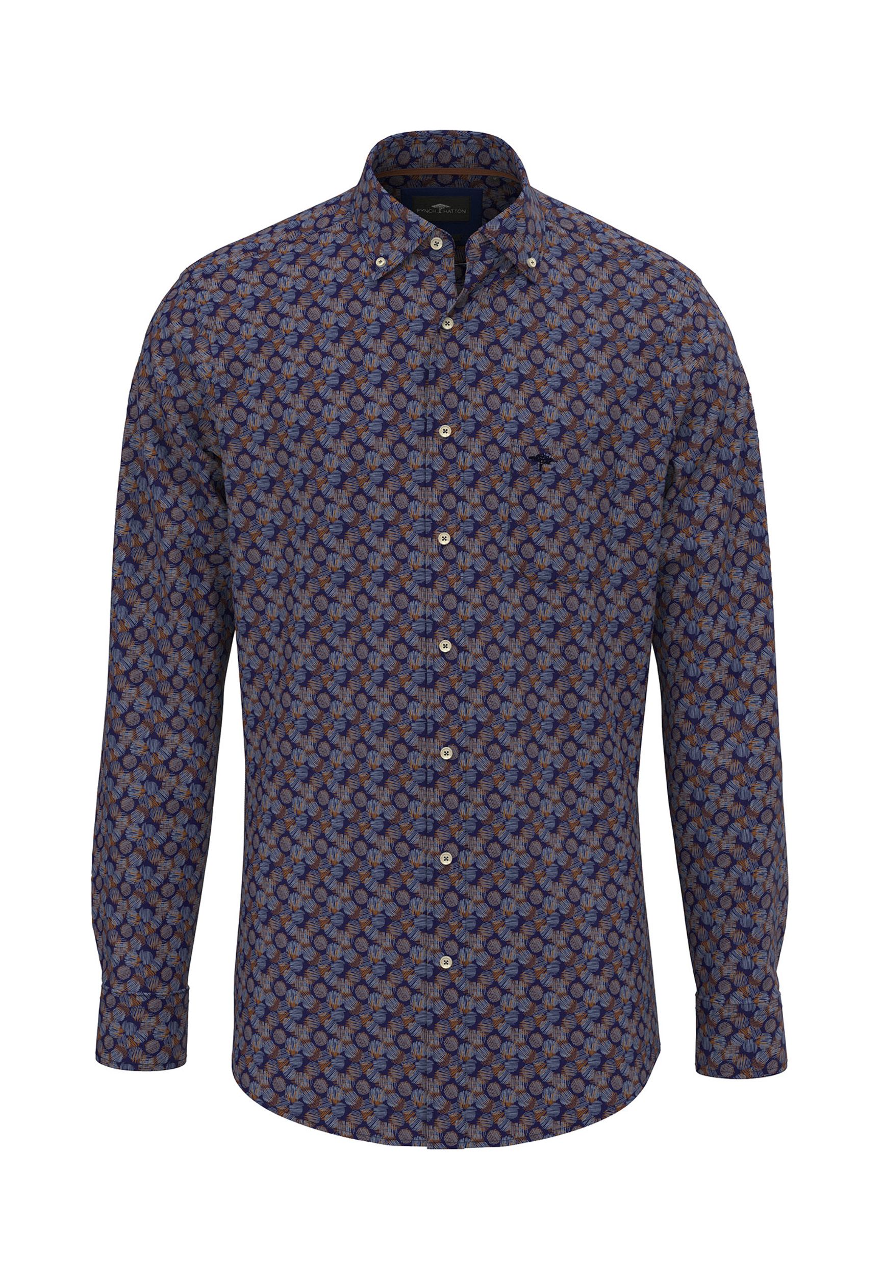 Fynch Hatton |  Fynch Hatton Hemd Regular Fit  | XXL