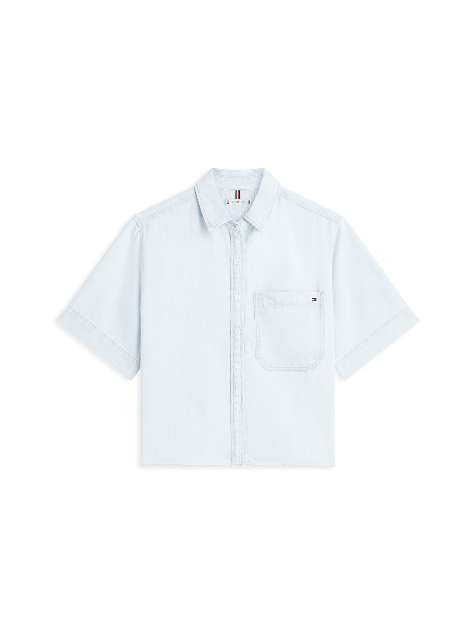 |  DNM TAM RELAXED SHIRT SS, DENIM | L | denim light