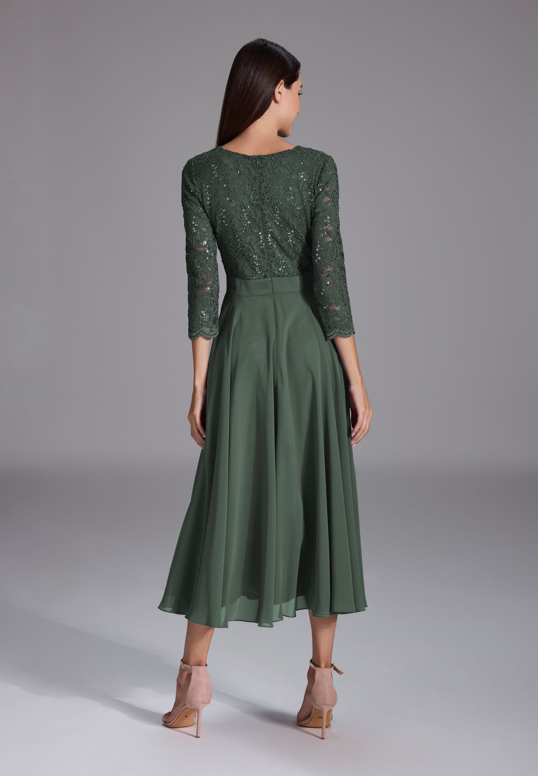 SWING |  SWING Kurzes Kleid  | 42 | summernight green