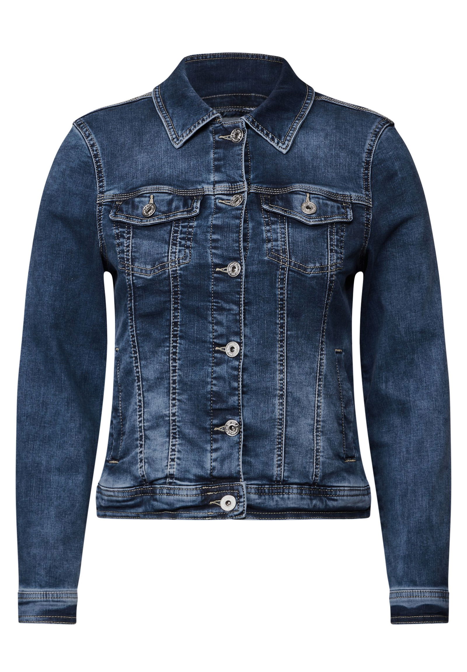 c4013d7ec1bfe22786bcaa58bede2687 CECIL | CECIL Jeansjacke | S | mid blue wash