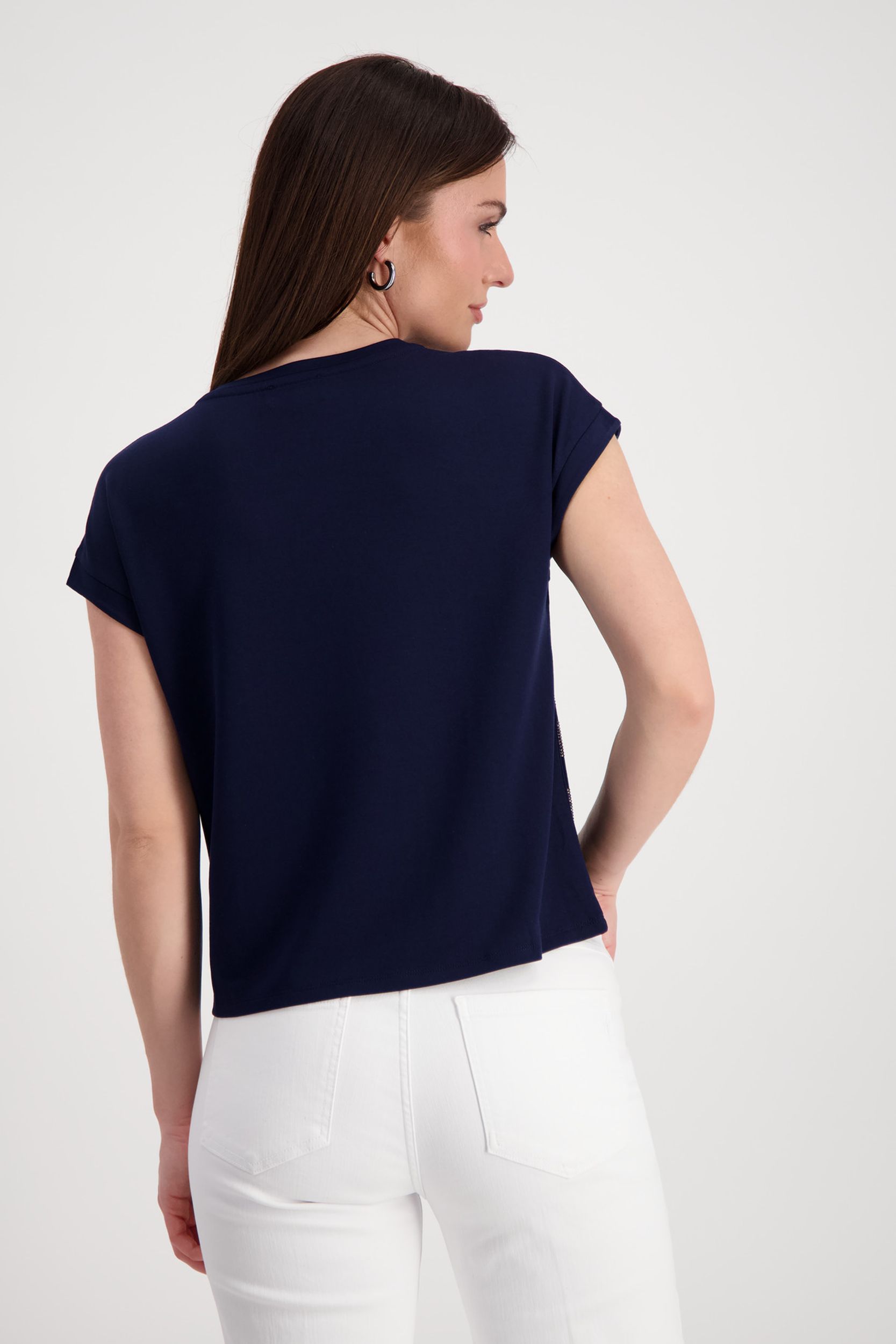 Monari |  T-Shirt, navy | 38