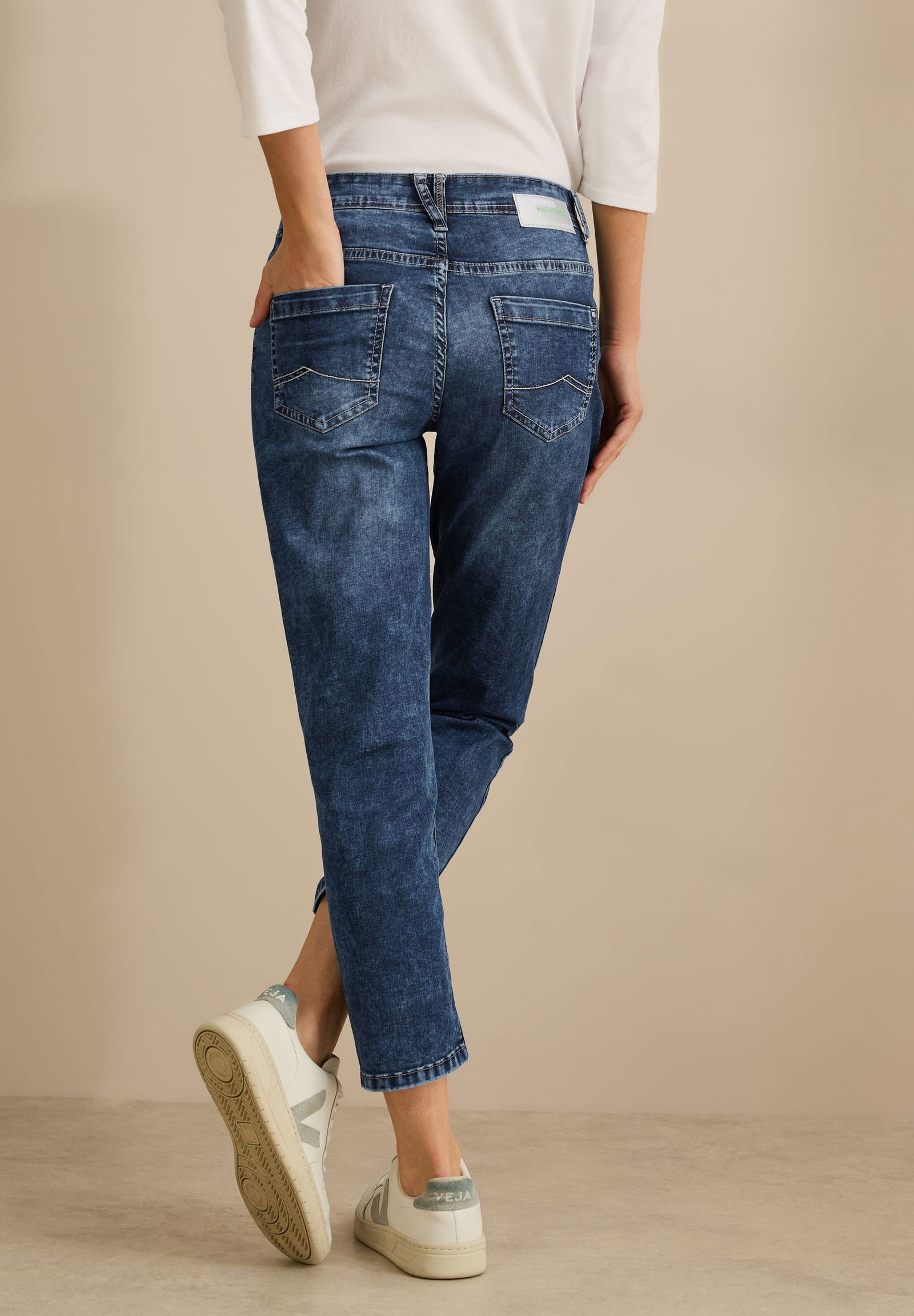 CECIL | CECIL 7/8-Jeans | 29/26 | mid blue used wash