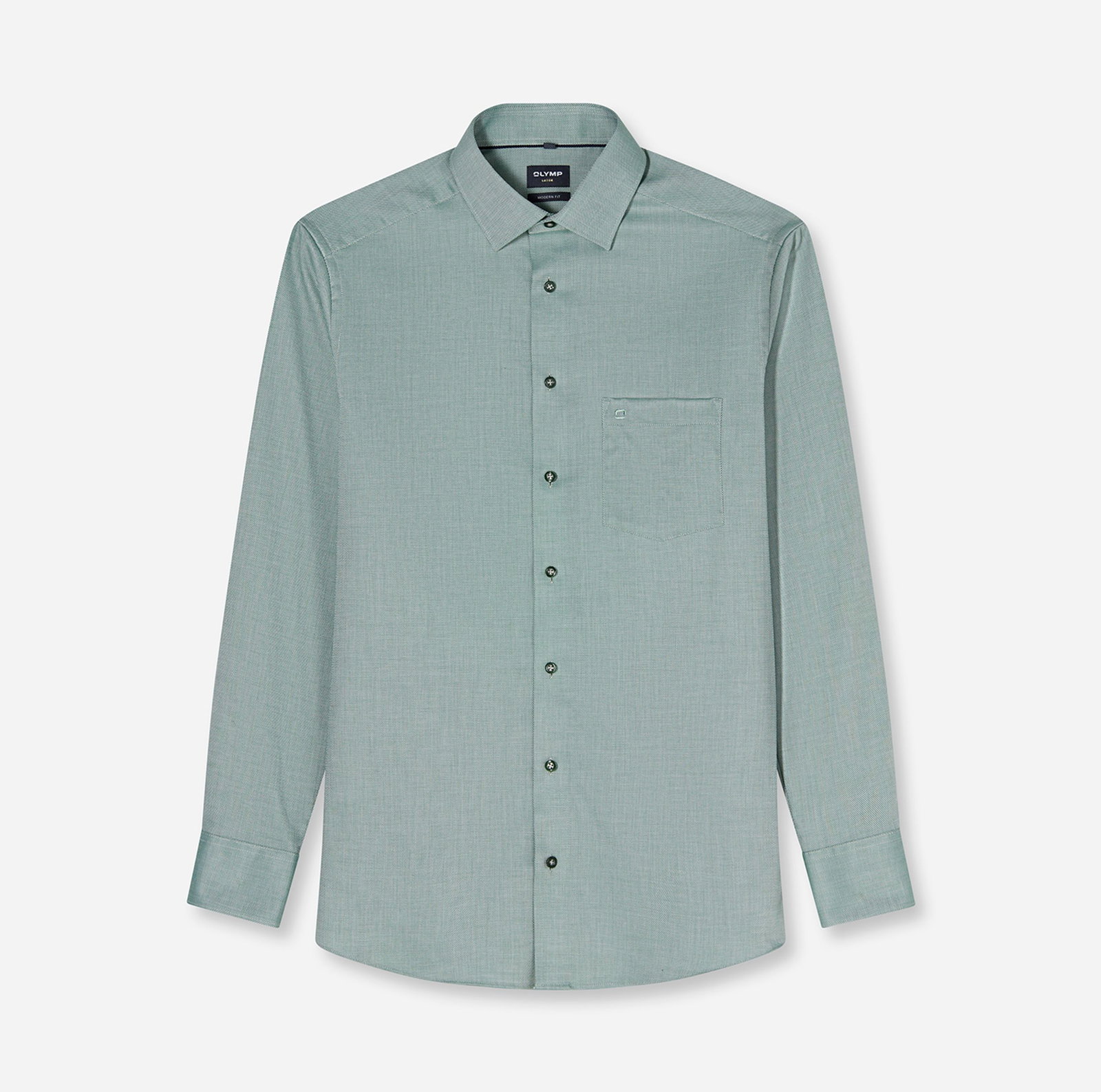 Olymp |  Olymp Hemd Modern Fit  | 43 | grün