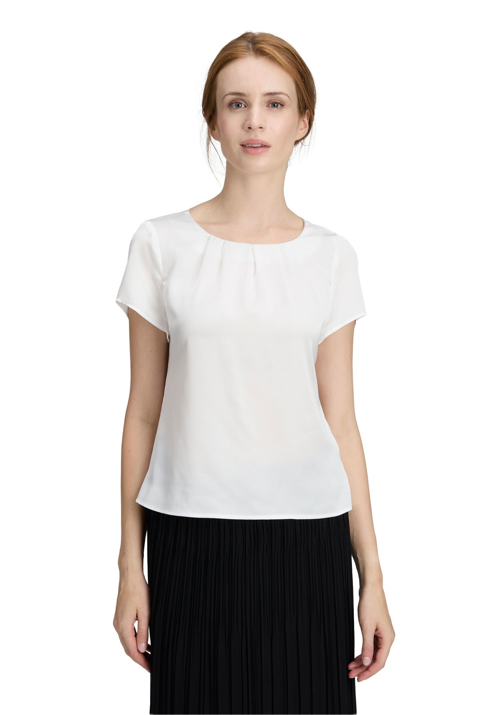 Vera Mont | Satin-Bluse | 42 | rohweiß