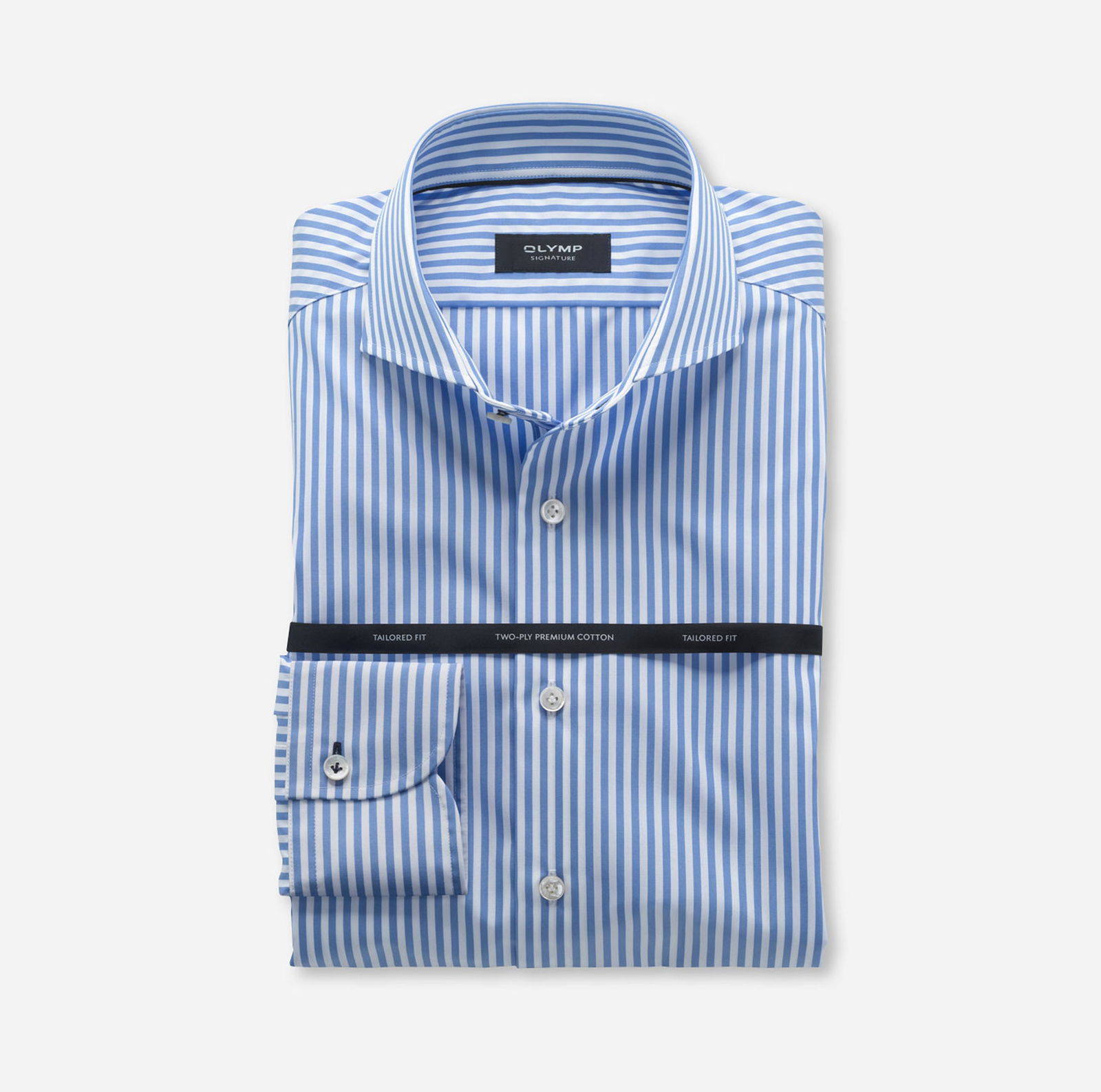 8e5ccc2577c39778afd47601bba0abc1 OLYMP Signature | OLYMP Signature Hemd Modern Fit | 38 | bleu