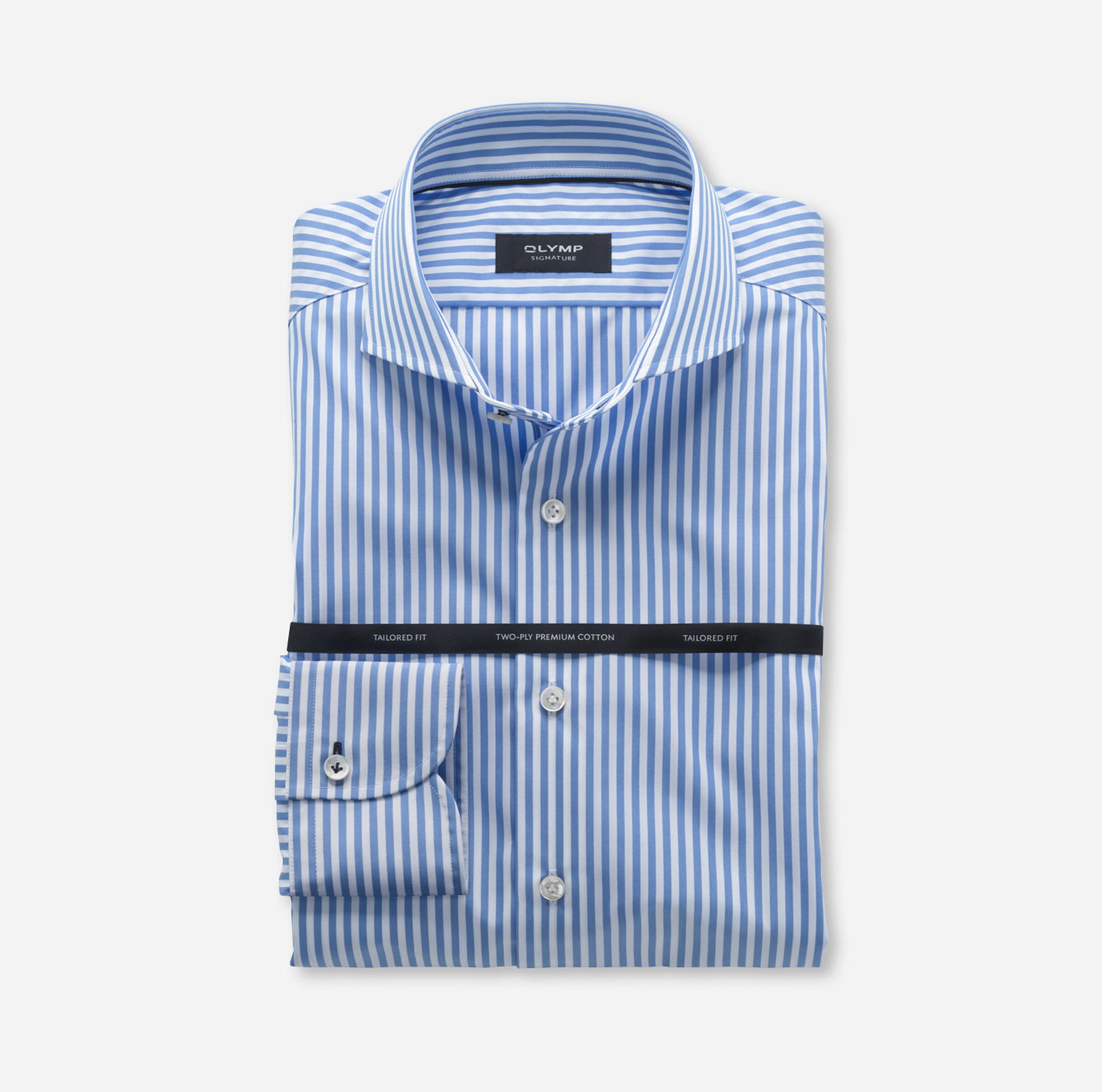OLYMP Signature |  OLYMP Signature Hemd Modern Fit  | 38 | bleu