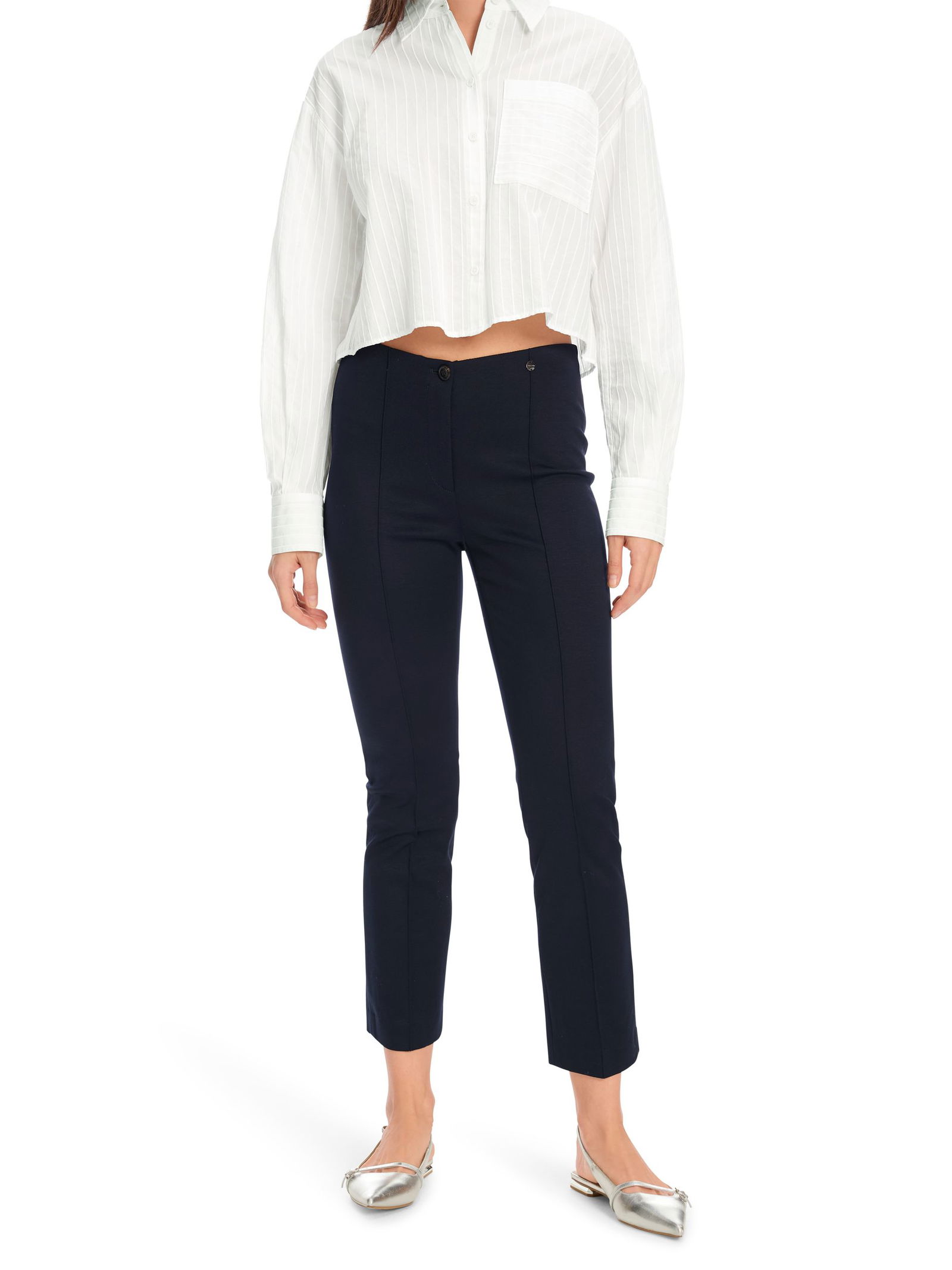 Marc Cain Essentials |  Marc Cain Essentials 7/8 Hose | 36 | midnight blue
