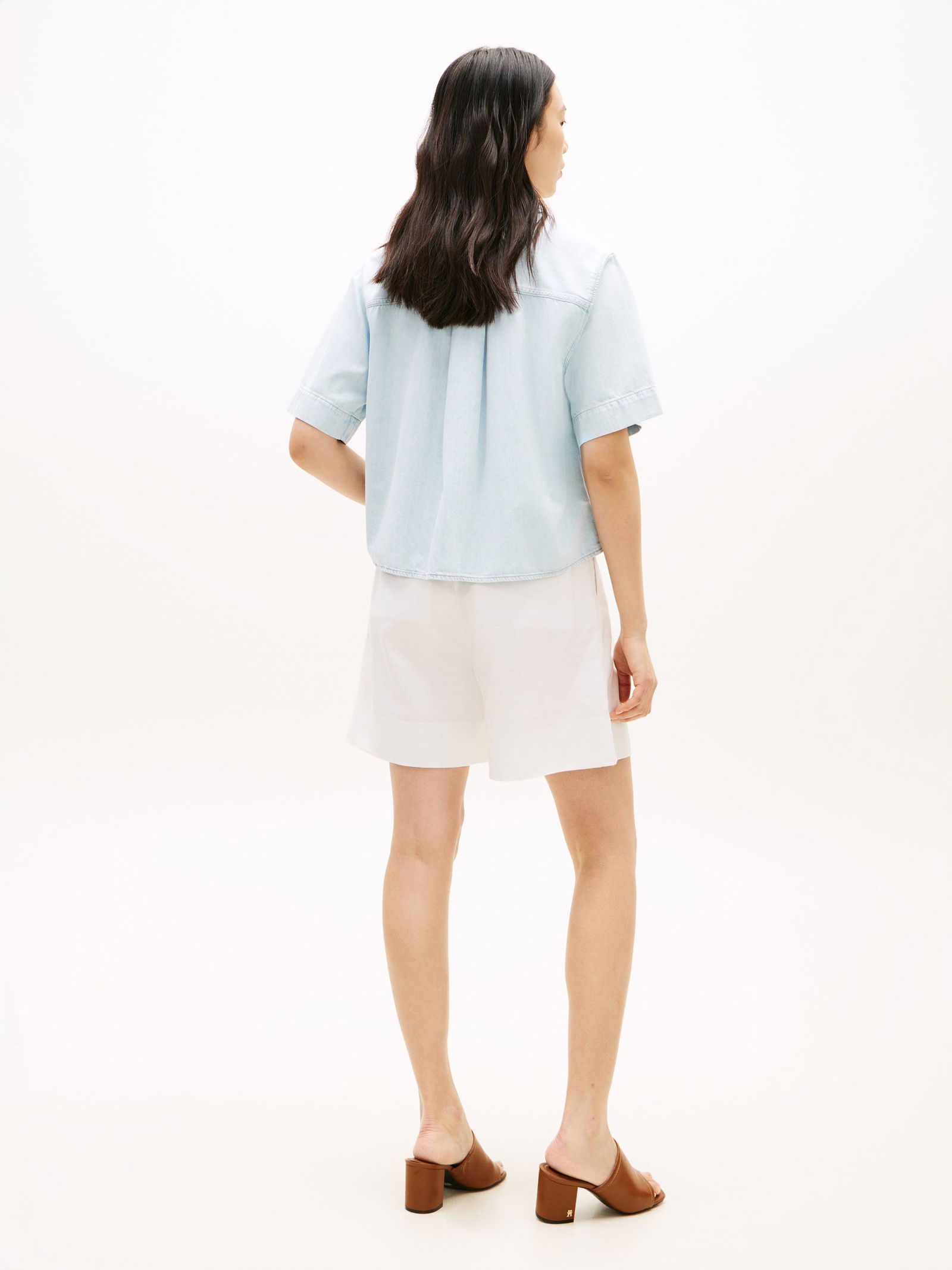 |  DNM TAM RELAXED SHIRT SS, DENIM | L | denim light