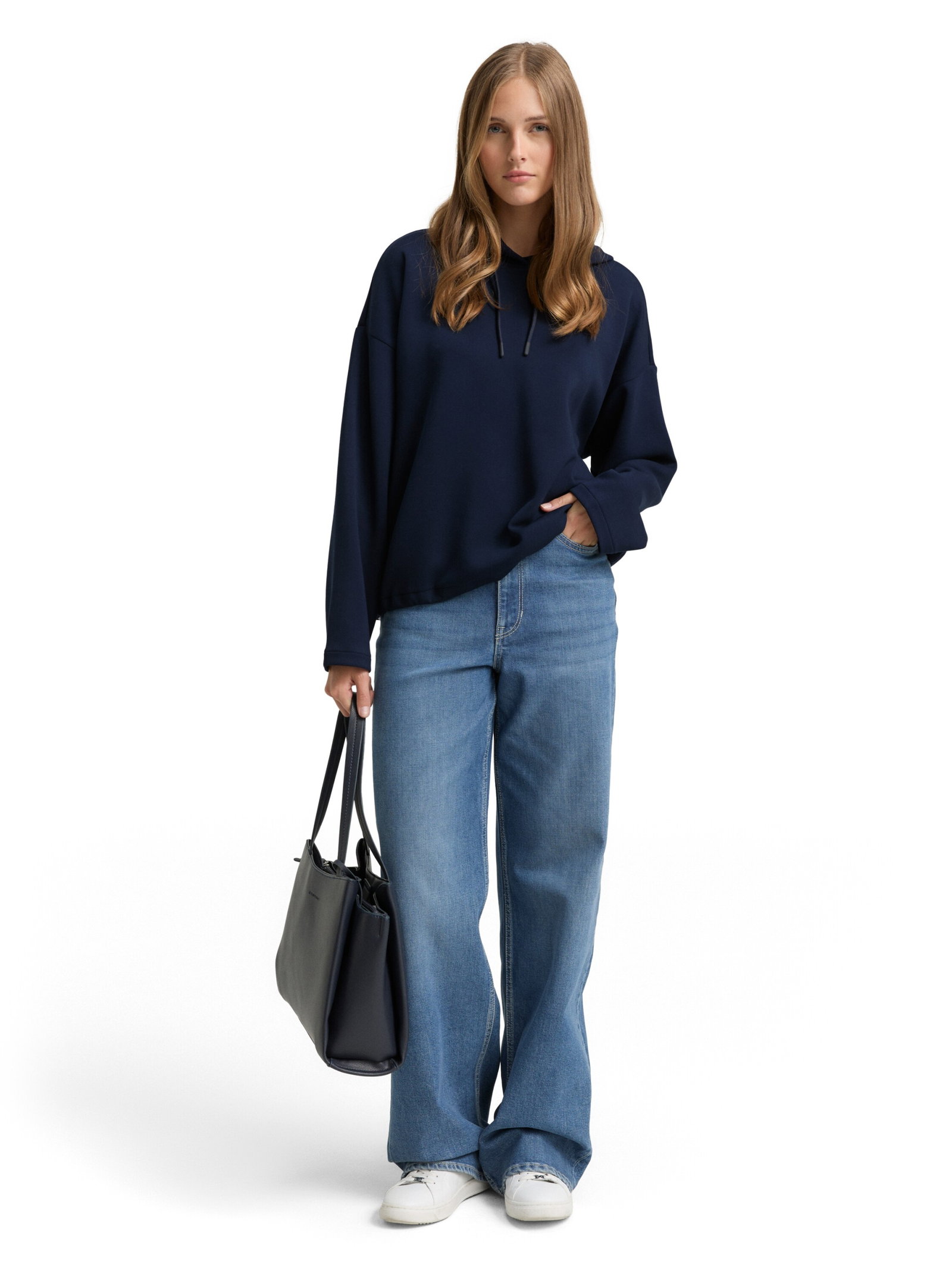 Loose Fit Scuba Hoodie Sweatshirt #9