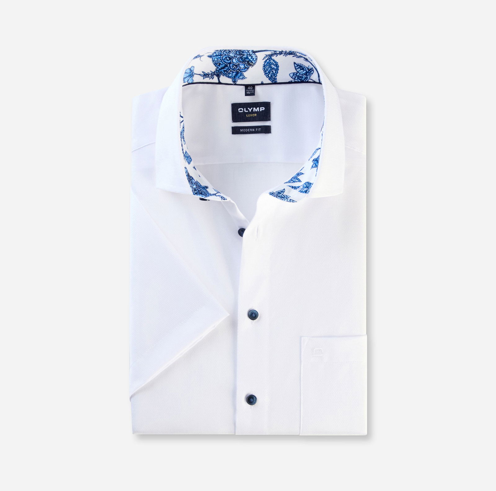 Olymp |  Olymp Hemd Modern Fit  | 41 | weiß