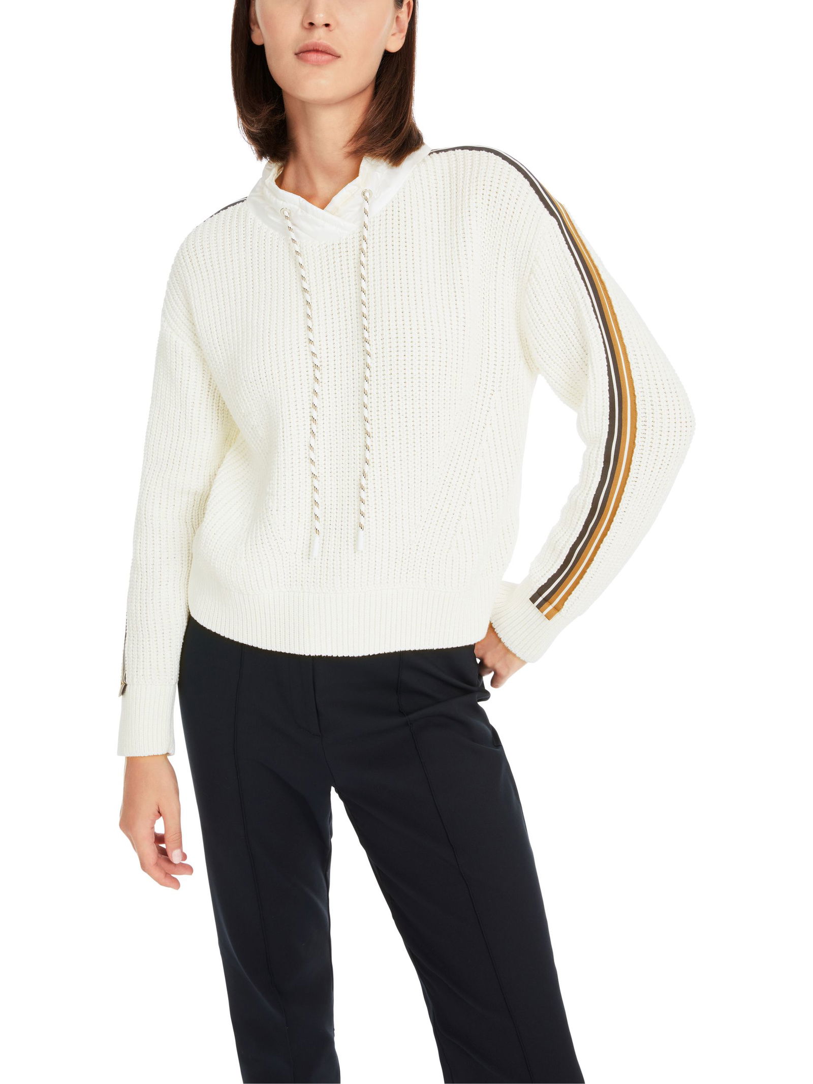 Marc Cain Sports |  Marc Cain Sports Pullover  | 44 | off-white