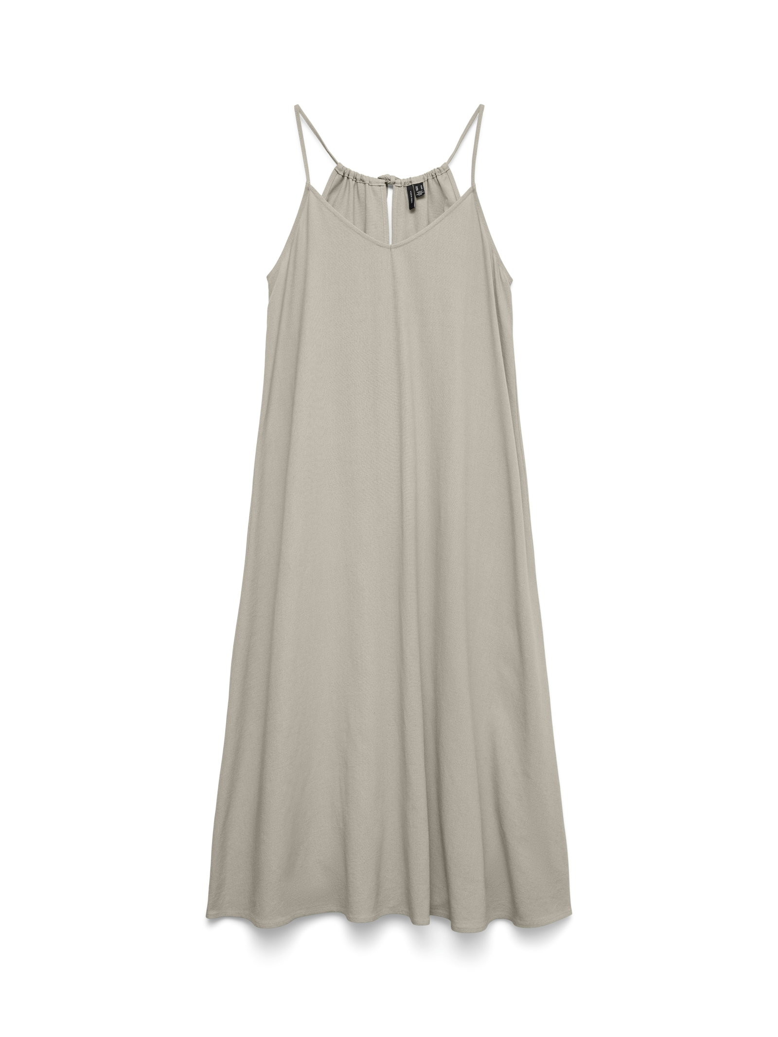 VMJESMILO CALF SINGLET DRESS WVN NO, Silver Lining #1