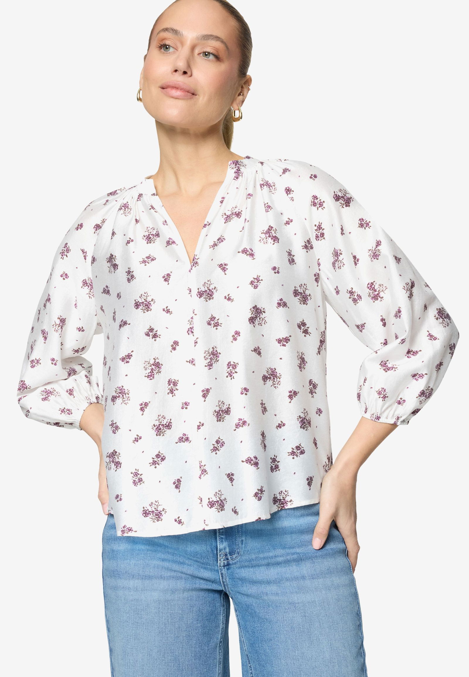 Zero |  Zero Druckbluse  | 40 | 1605_1843