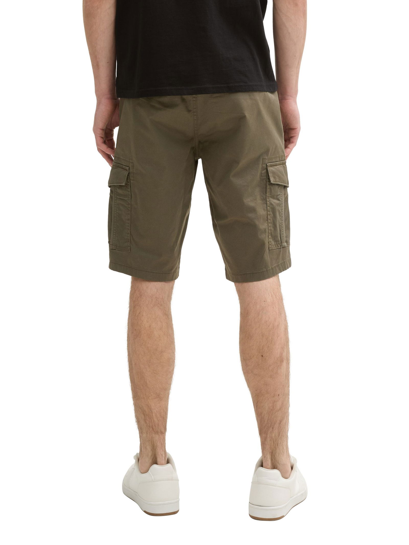 Tom Tailor |  Tom Tailor Shorts  | 31 | olive triangle print