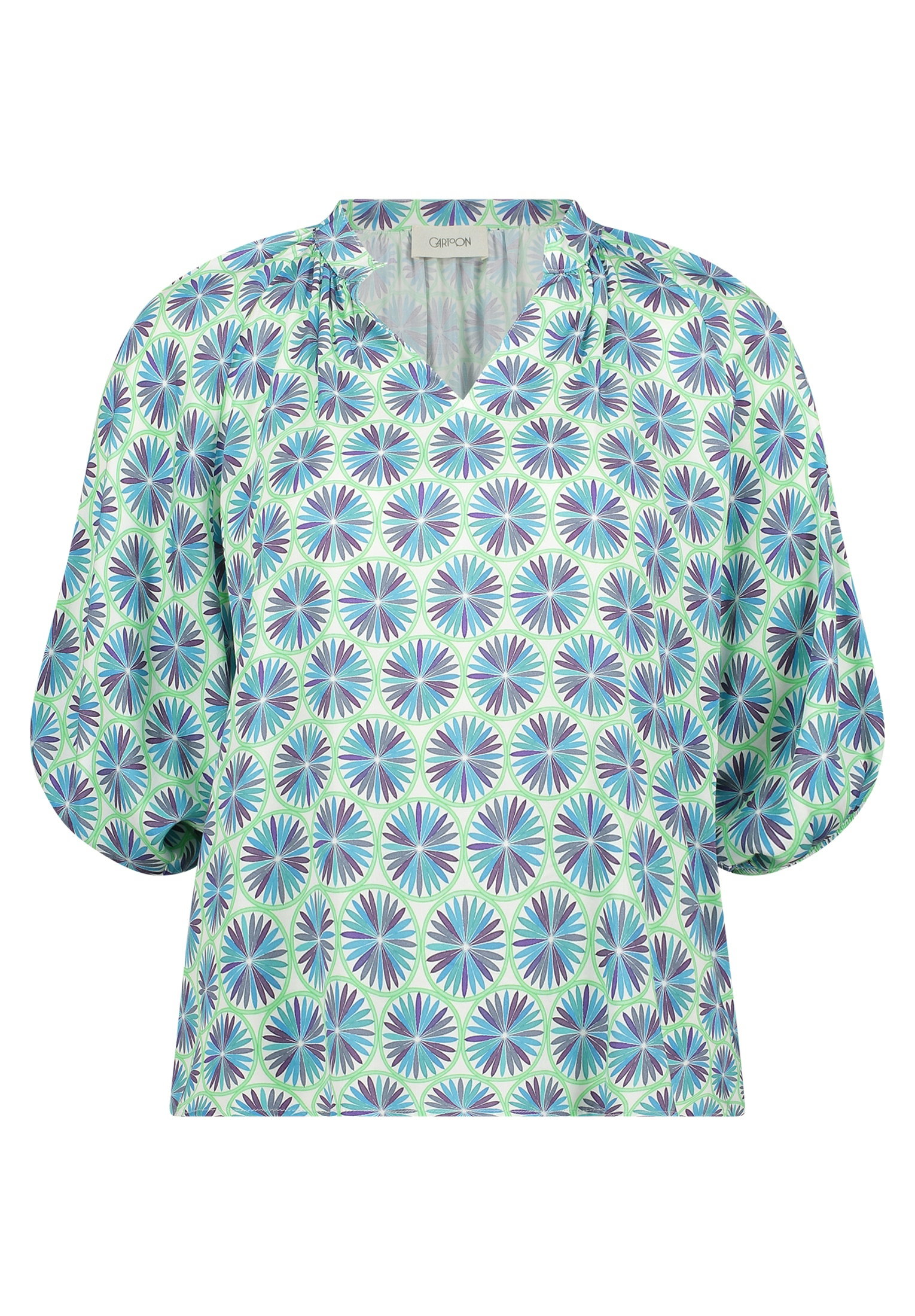 Cartoon Druckbluse #1