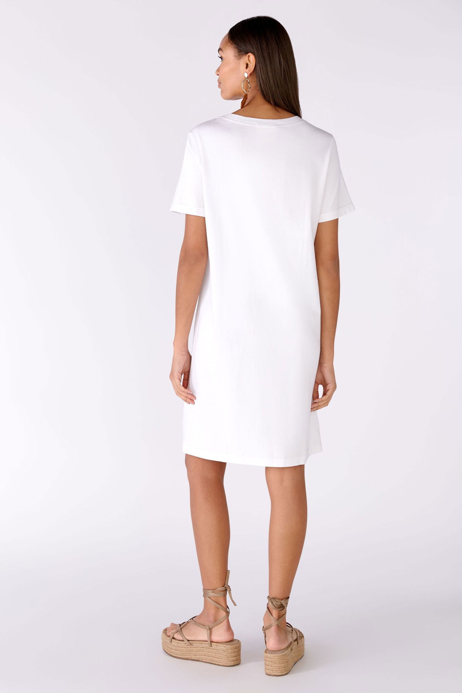 Oui Kleid aus Leinen 