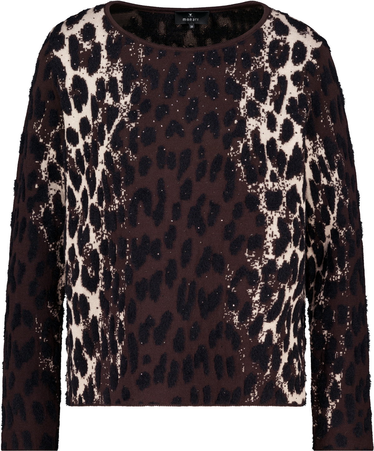 Pullover, black coffee gemustert #1