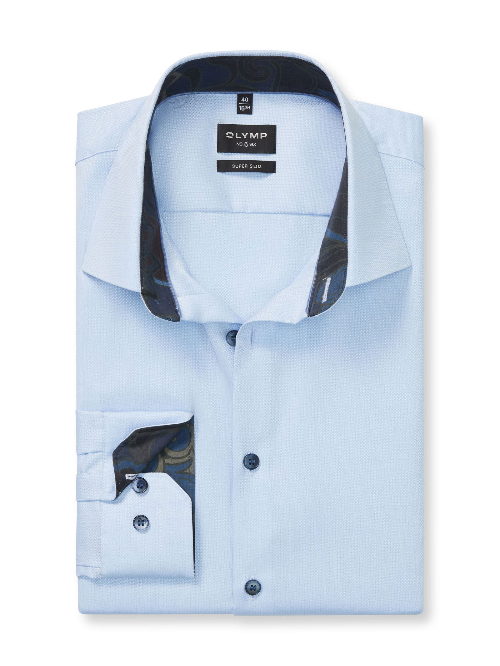 Olymp |  Olymp Hemd Modern Fit  | 39 | bleu