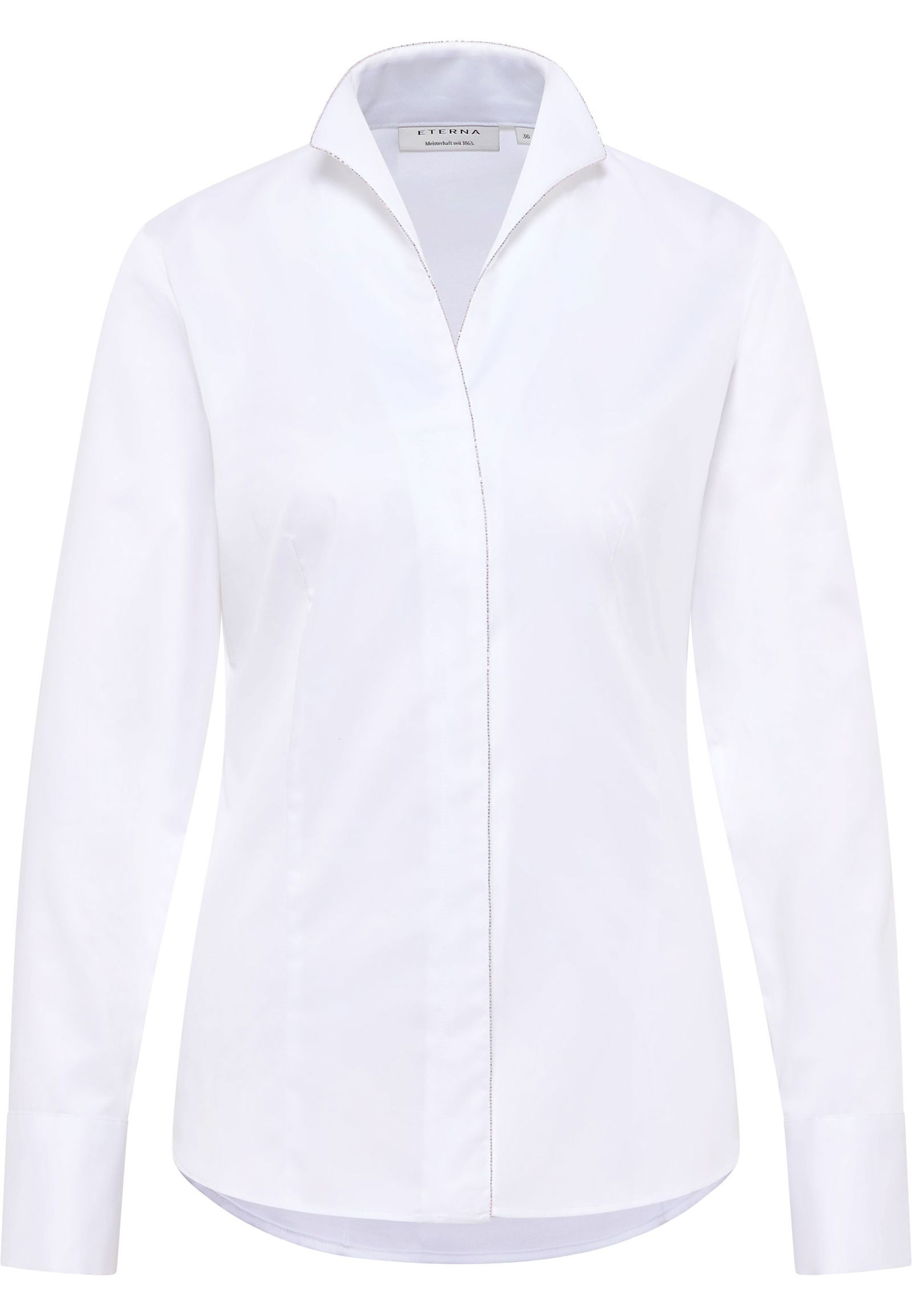 Eterna |  Eterna Druckbluse  | 40 | weiß