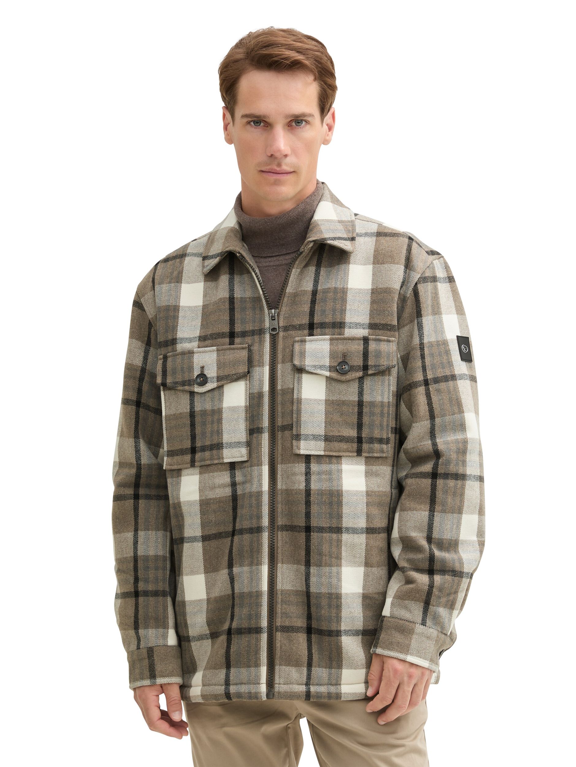 Tom Tailor |  Tom Tailor Hemd Regular Fit  | XL | grey beige melange big check