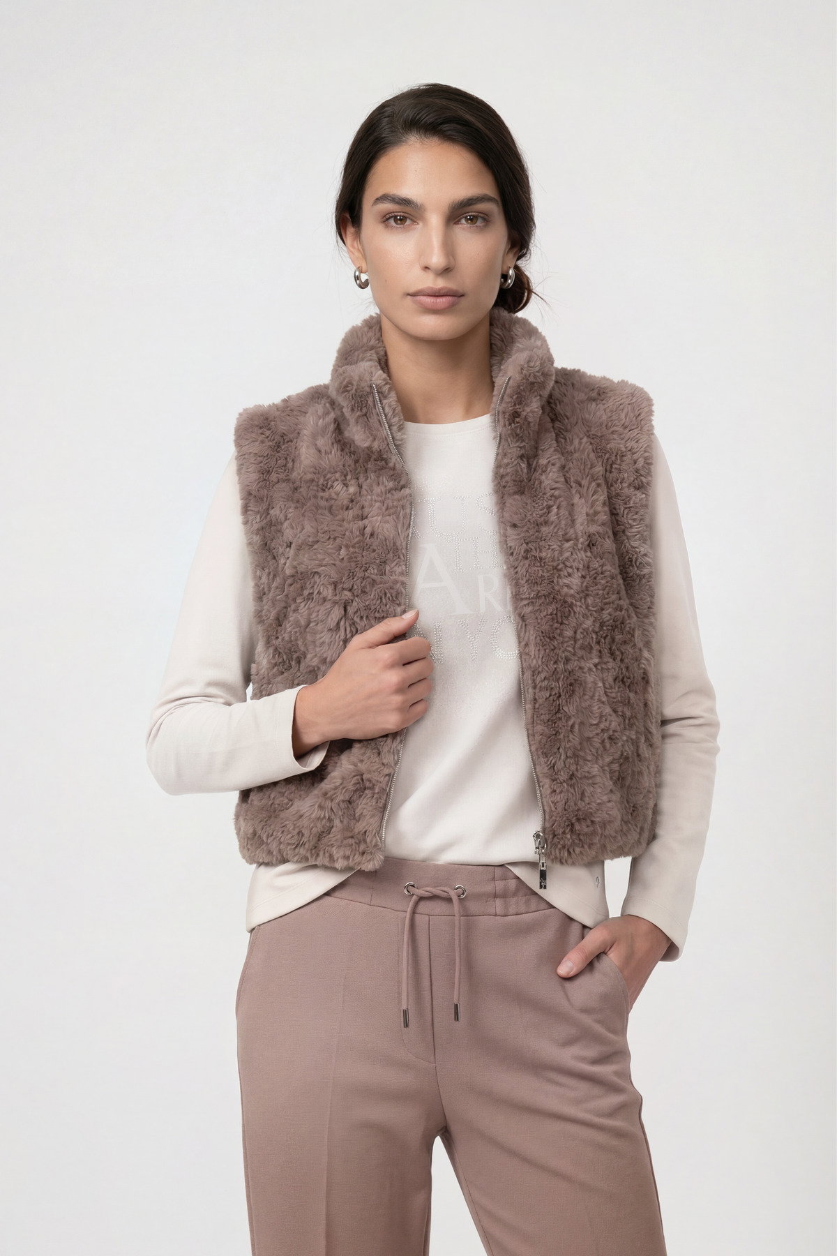 Weste, taupe #2