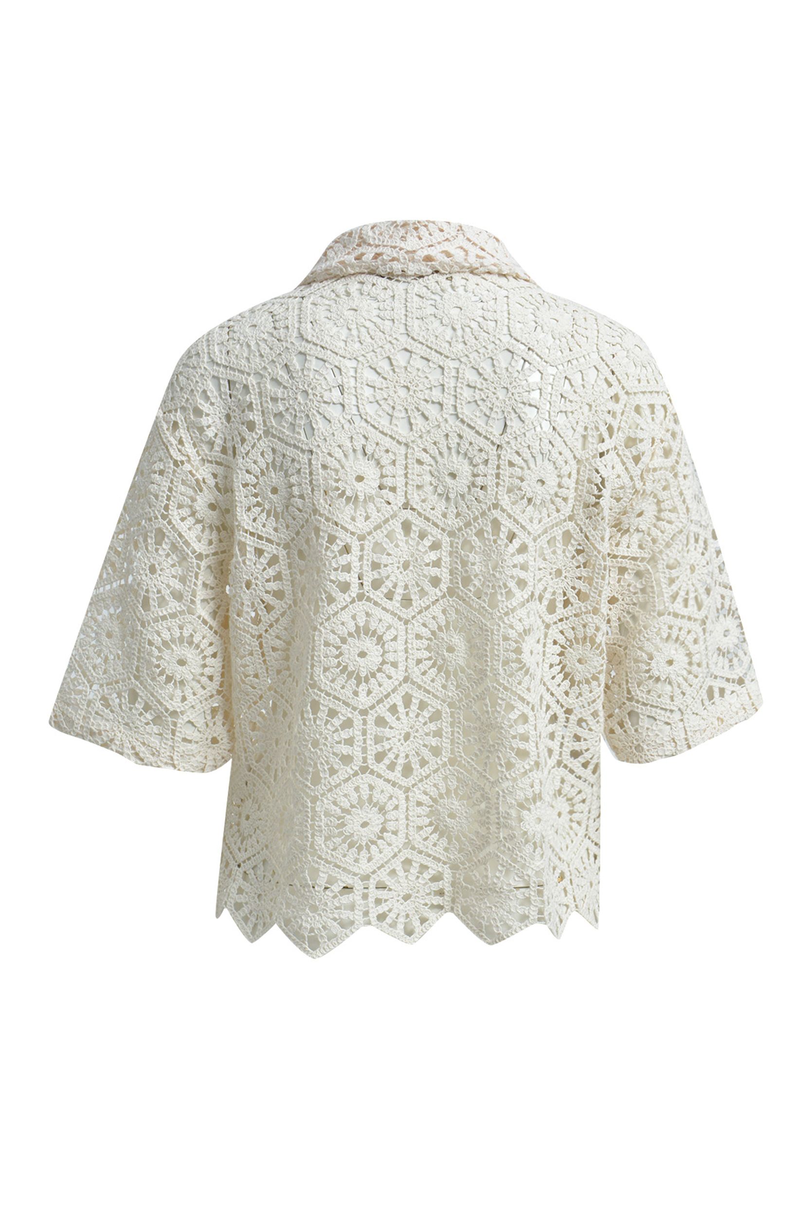 Smith&Soul |  Smith&Soul Druckbluse  | L | cream white