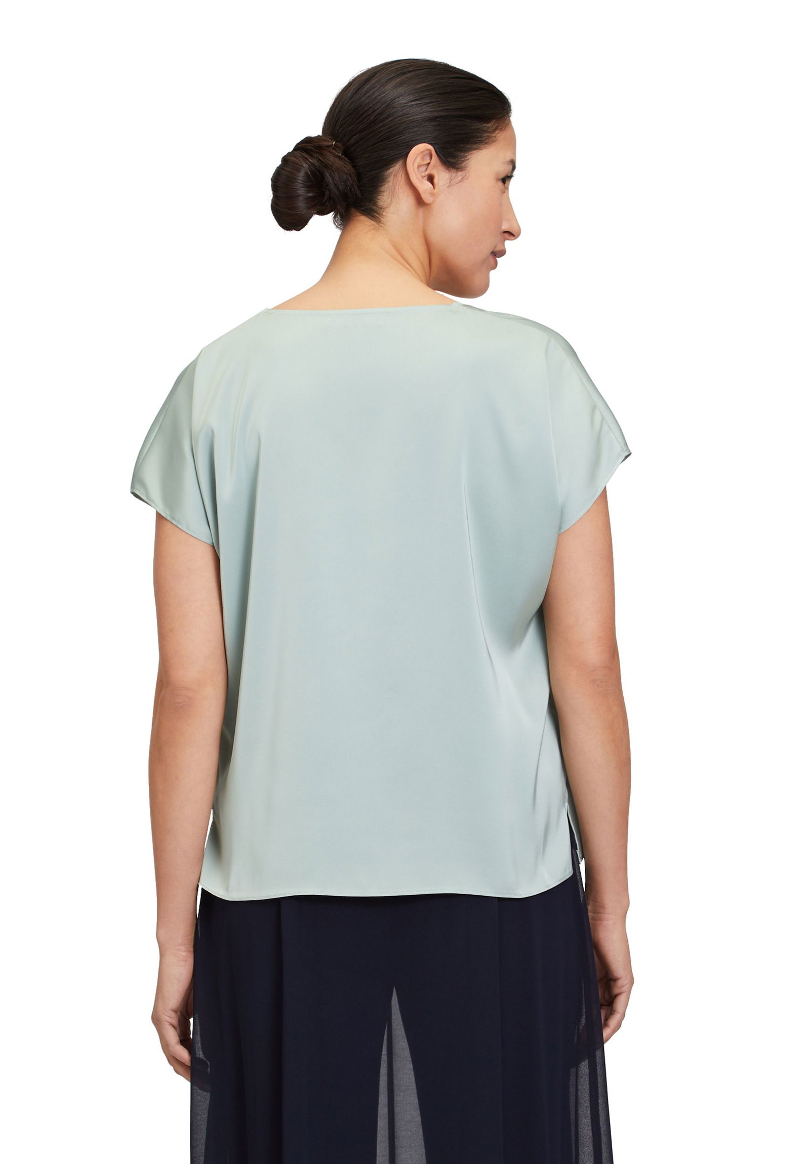 Satin-Bluse