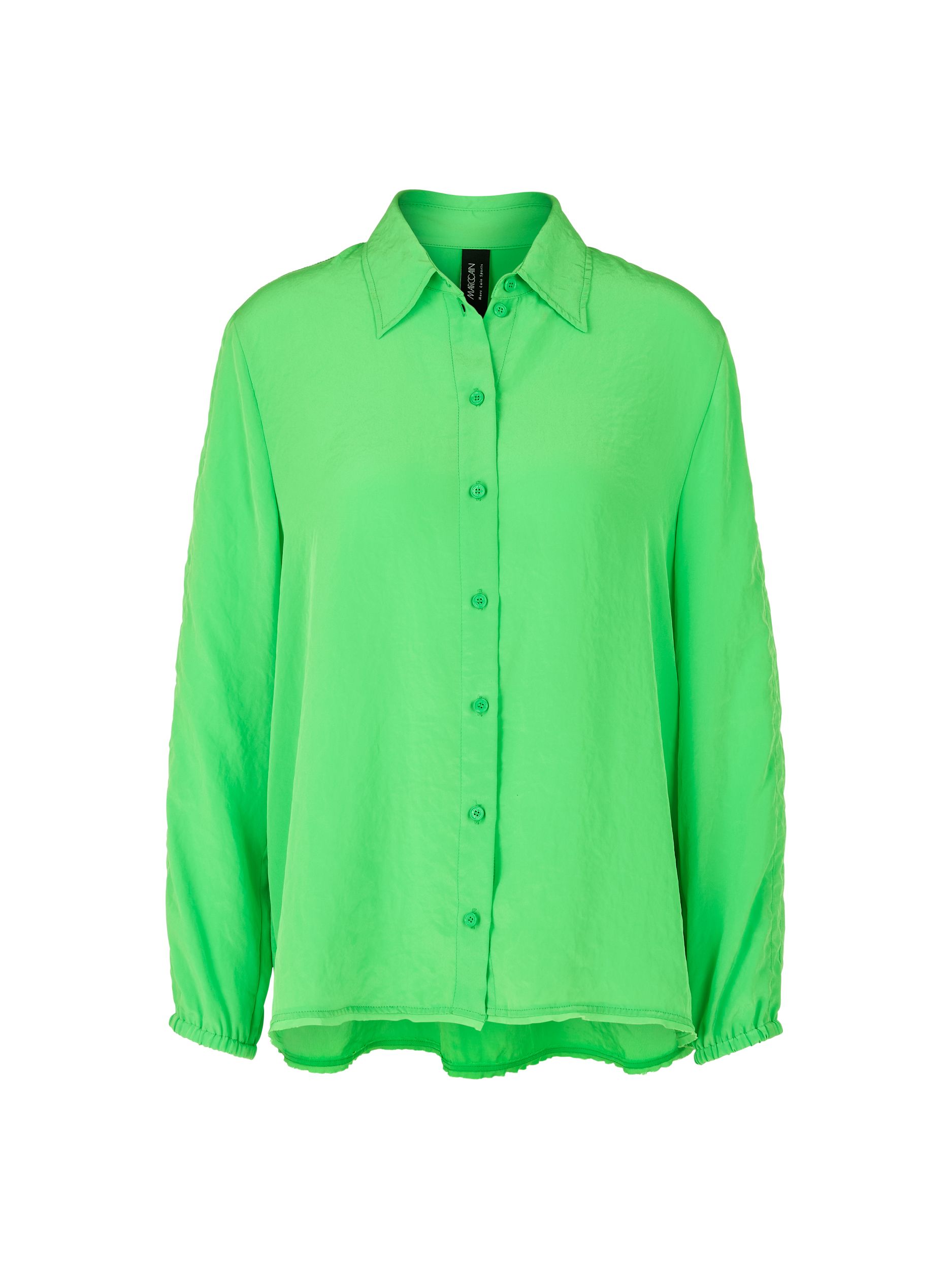 Marc Cain Sports |  Marc Cain Sports Druckbluse  | 42 | dark apple green