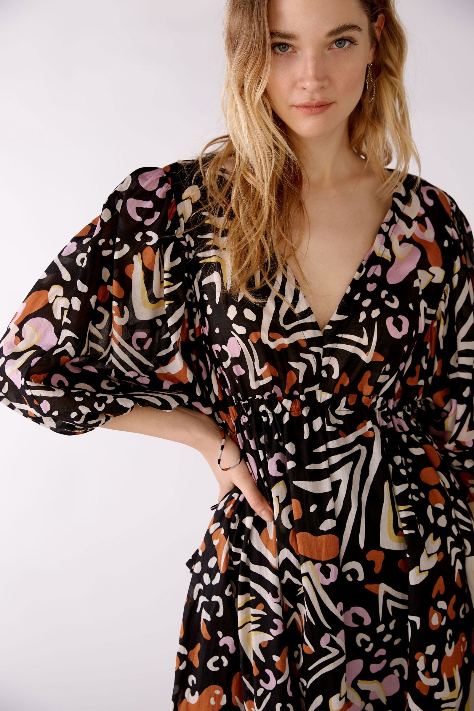 Maxikleid im angesagtem Druck