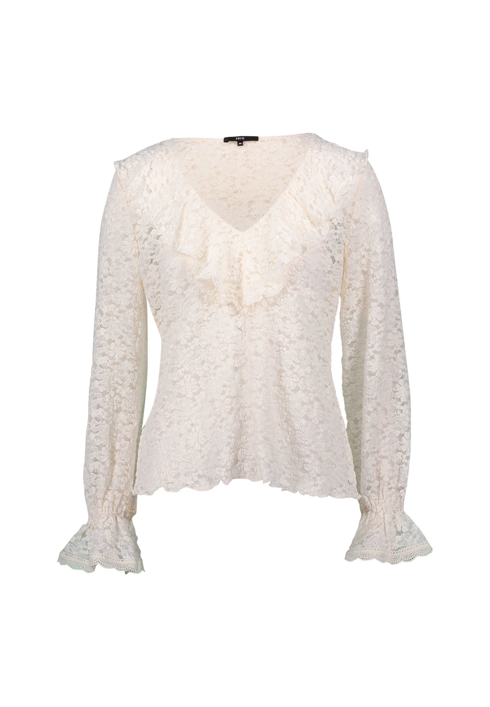 503c7966b89f1608aefe55a9747ace63 Zero | Zero Druckbluse | 36 | eggnog