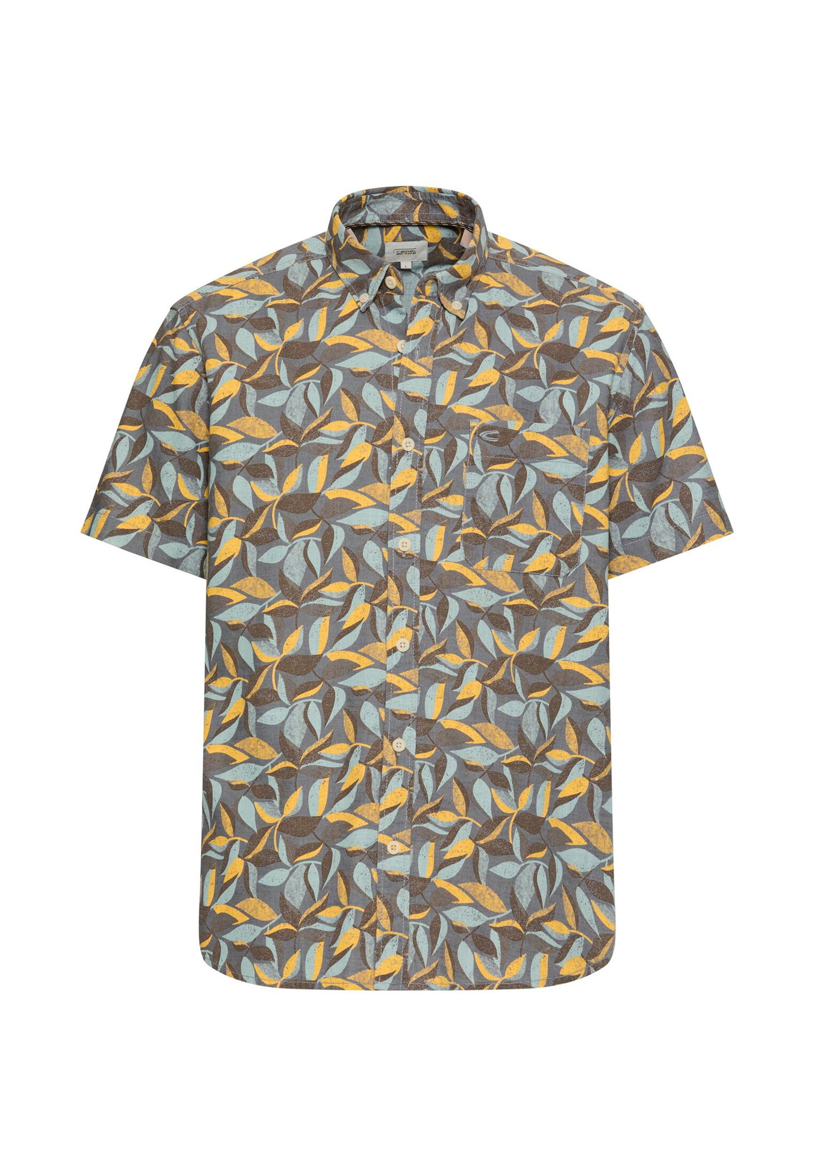 Camel Active |  Camel Active Hemd Regular Fit  | L | cumin yellow