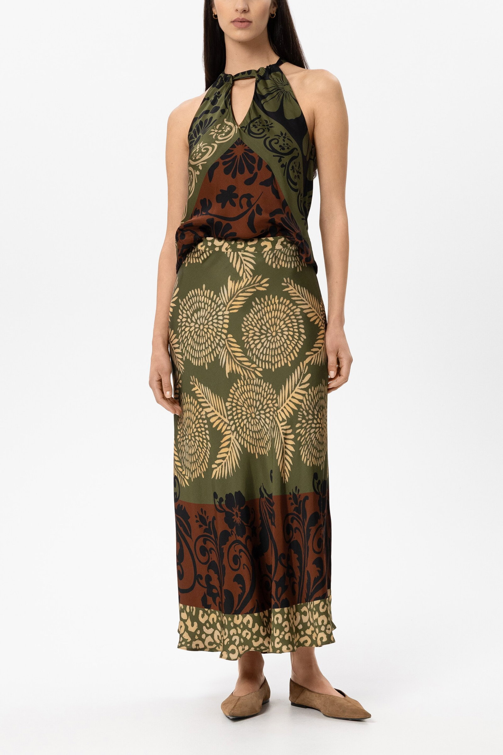 Rock, the autumn leaf print #2