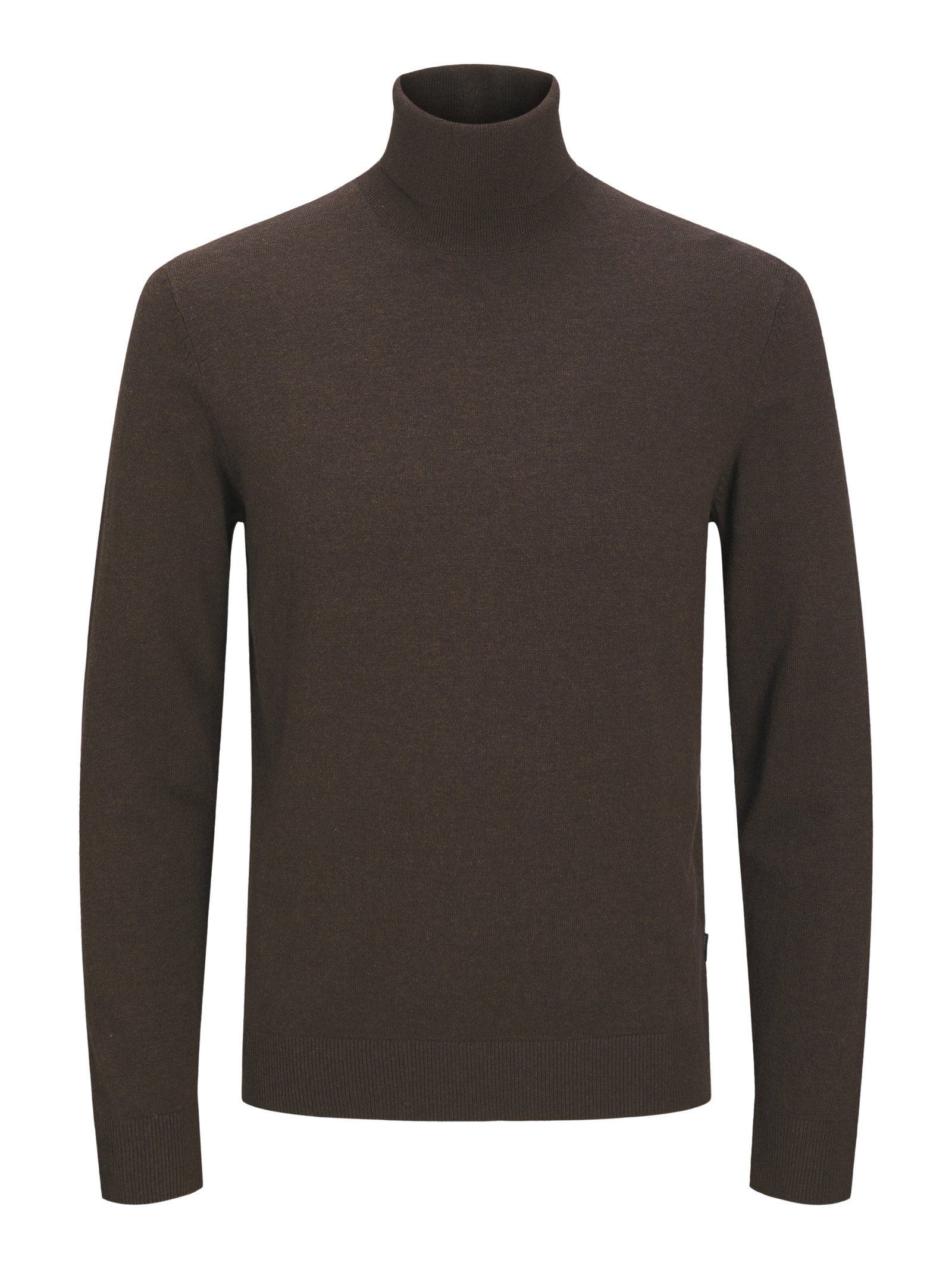 JJEEMIL KNIT ROLL NECK NOOS, Mulch/TWIST #1