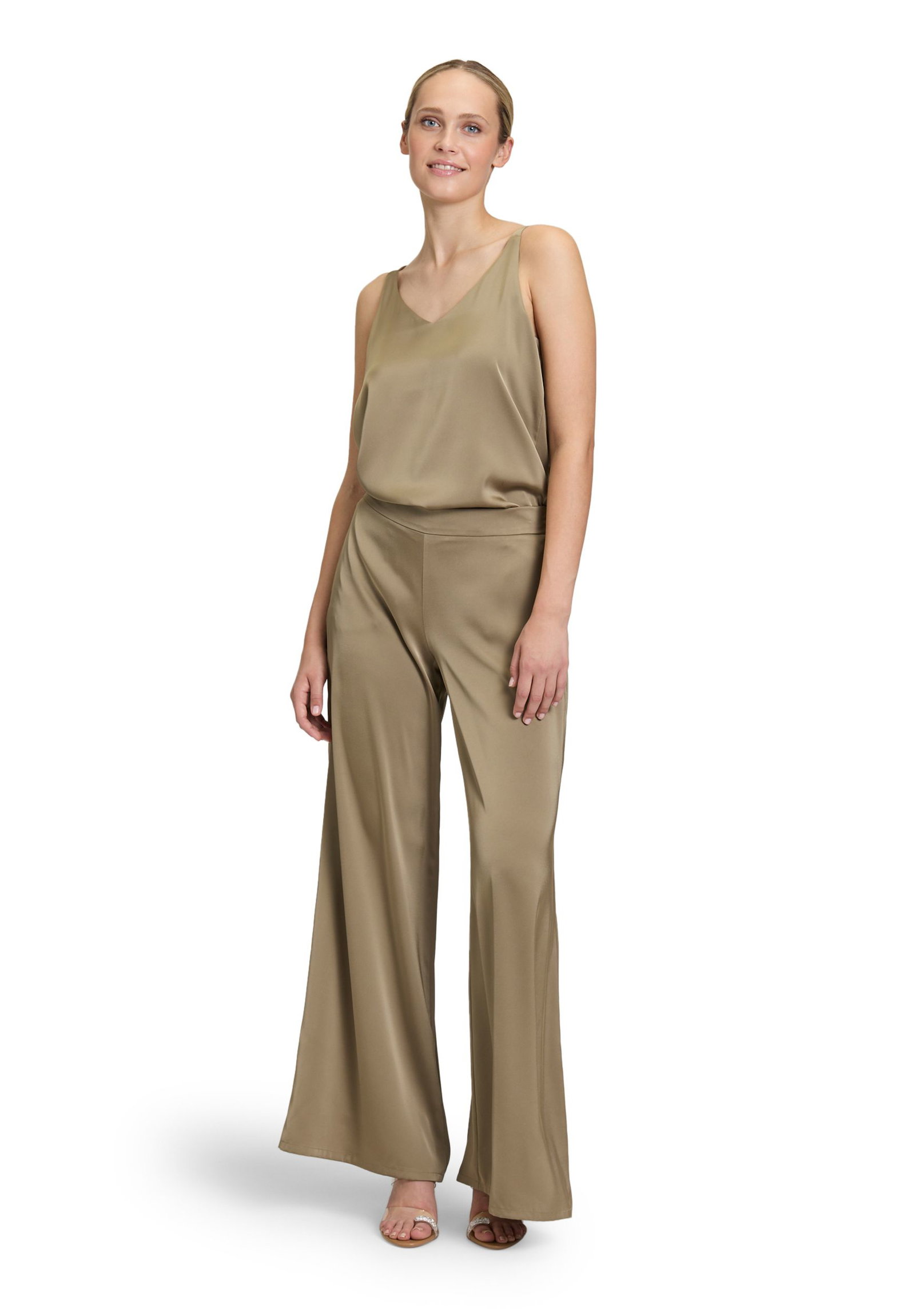 23878f7fca7a9c069892f9f96d01aeb1 V by Vera Mont | V by Vera Mont Satin-Bluse | 36 | turf