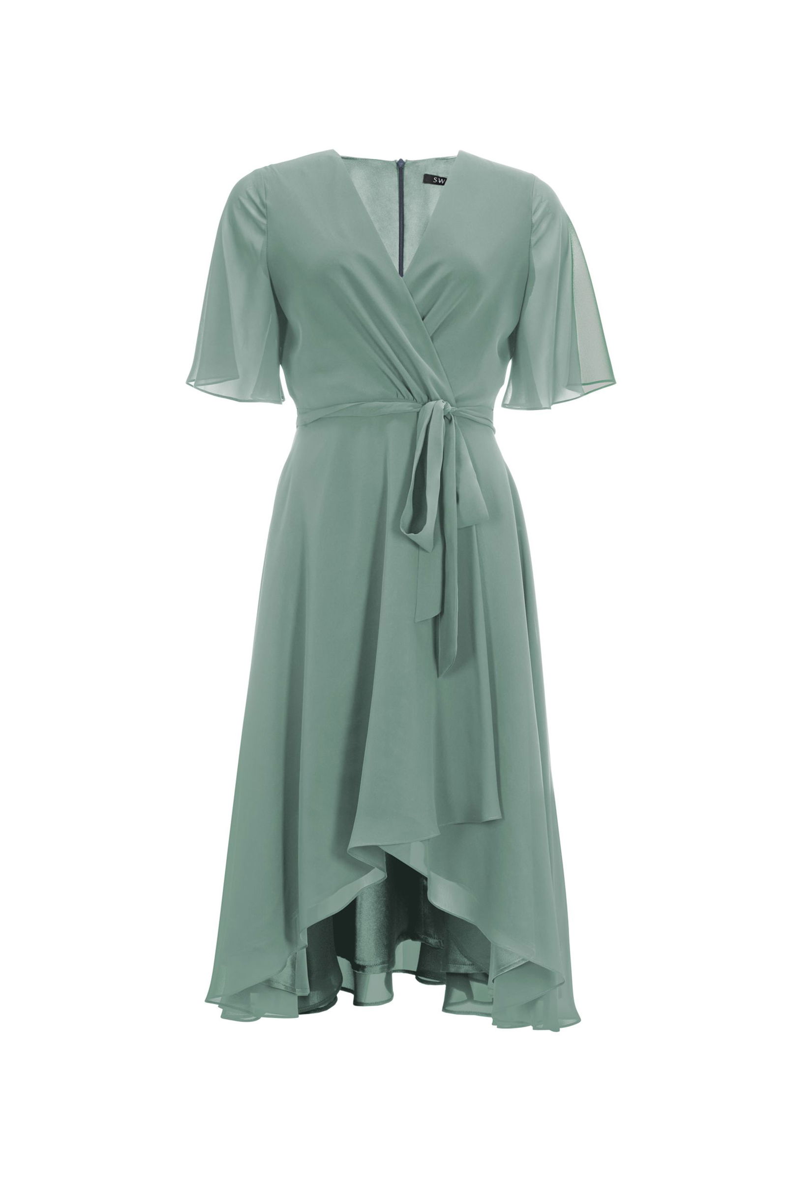 SWING |  SWING Kurzes Kleid  | 42 | soft green