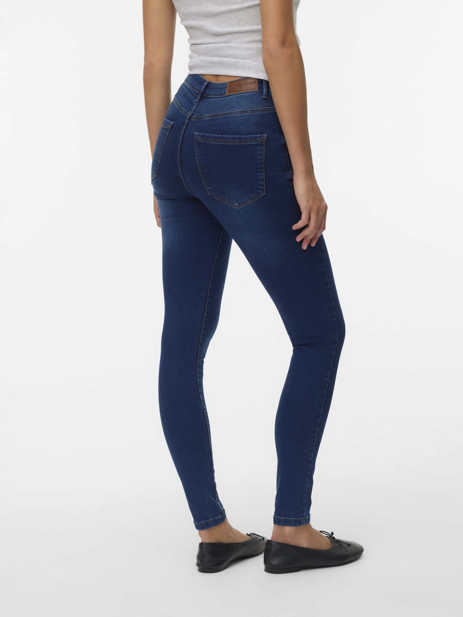 VMSOPHIA HR SKINNY J SOFT VI3128 GA, Dark Blue Denim #5