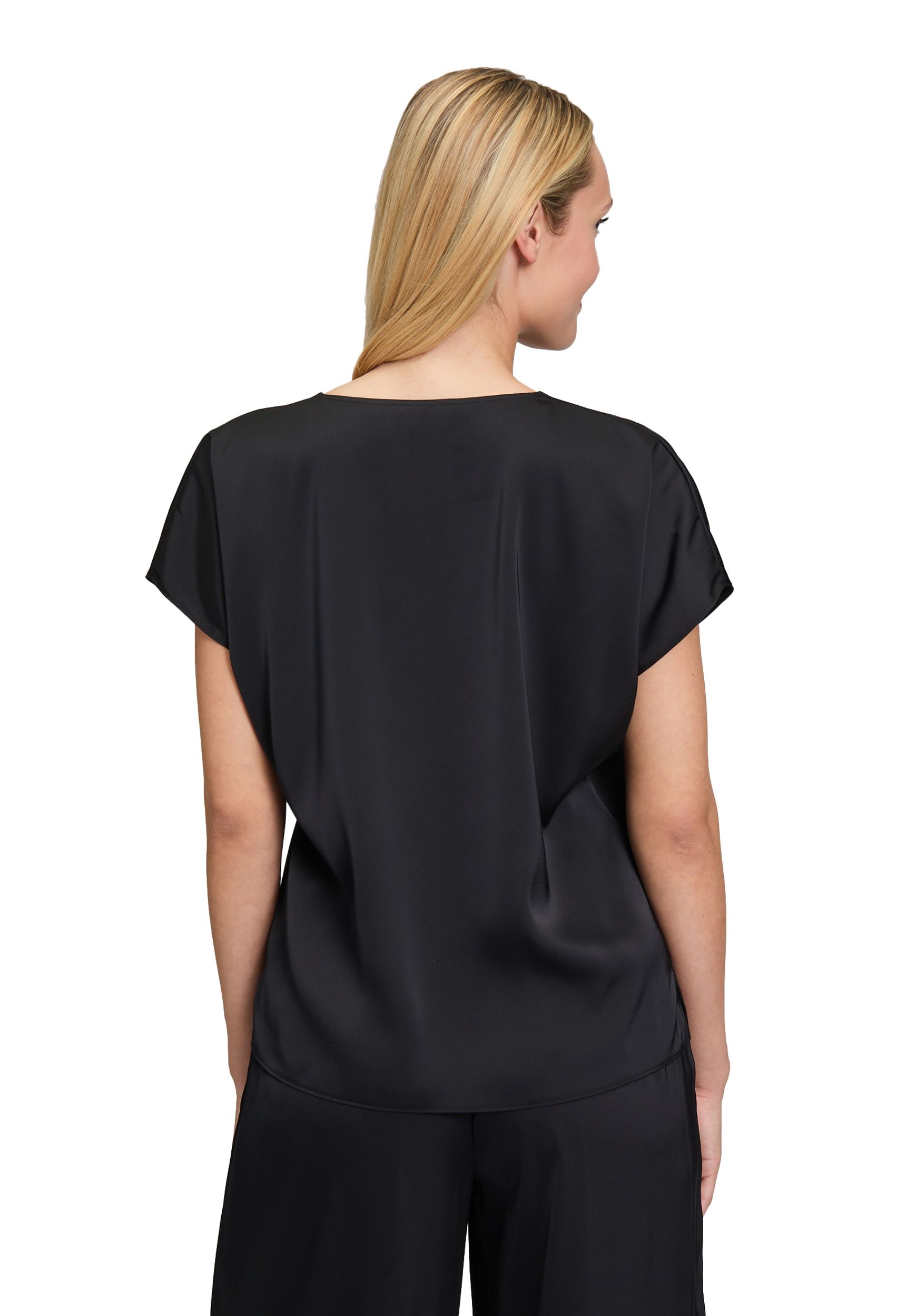 V by Vera Mont |  Satin-Bluse | 46 | schwarz
