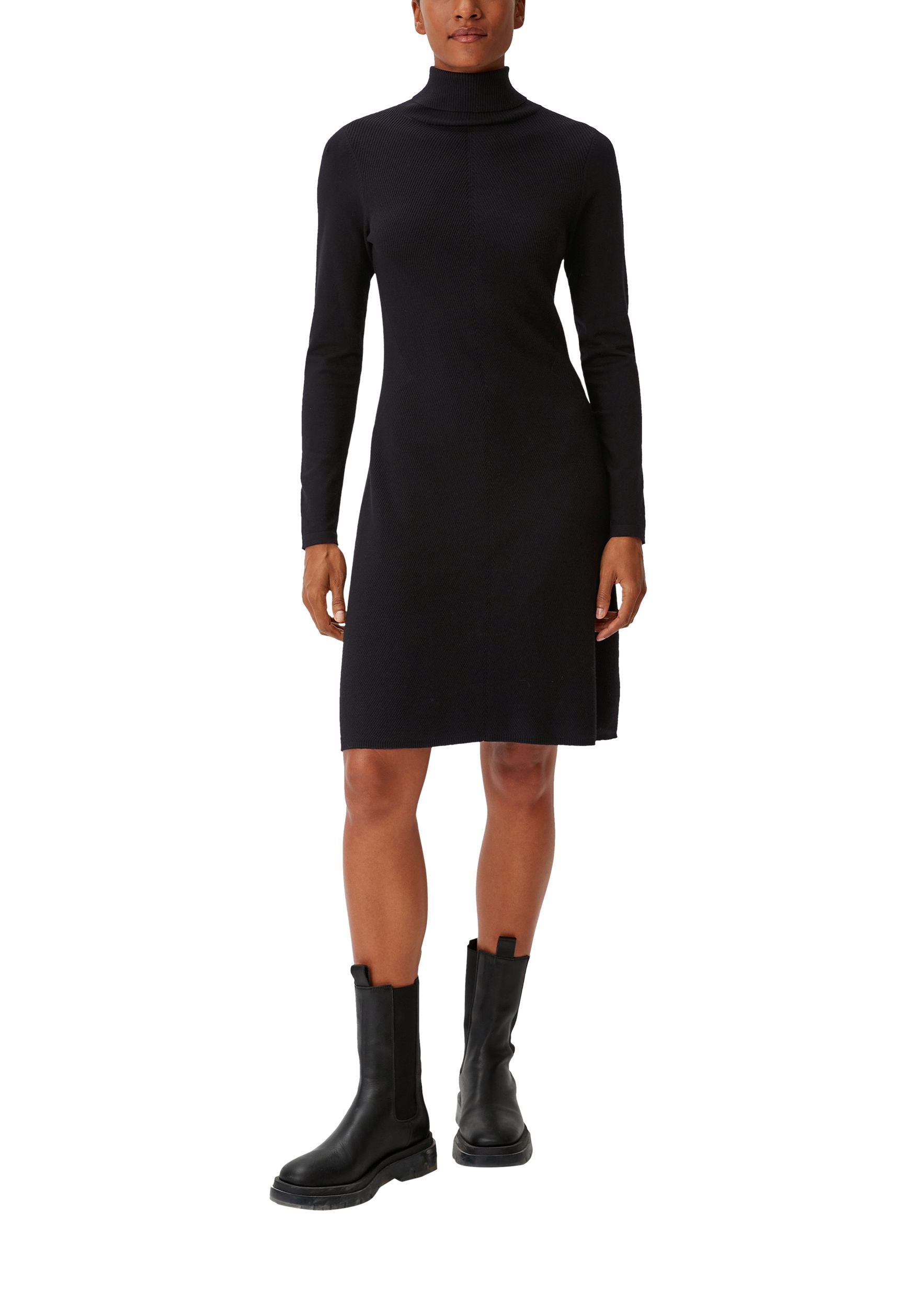 Comma |  Comma Strickkleid  | 42 | schwarz