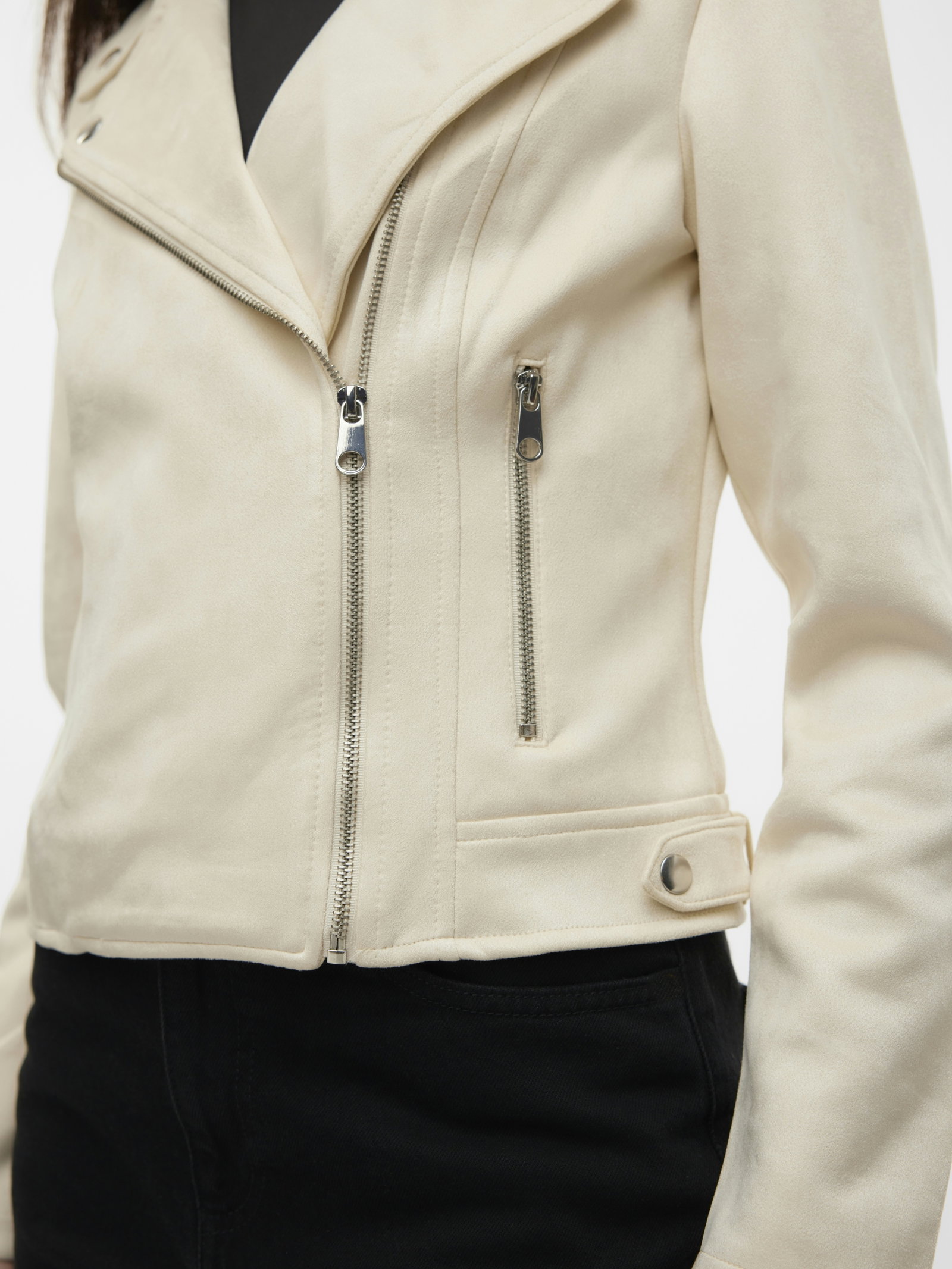 VMJOSE SHORT FAUX SUEDE JACKET GA N, Birch #6