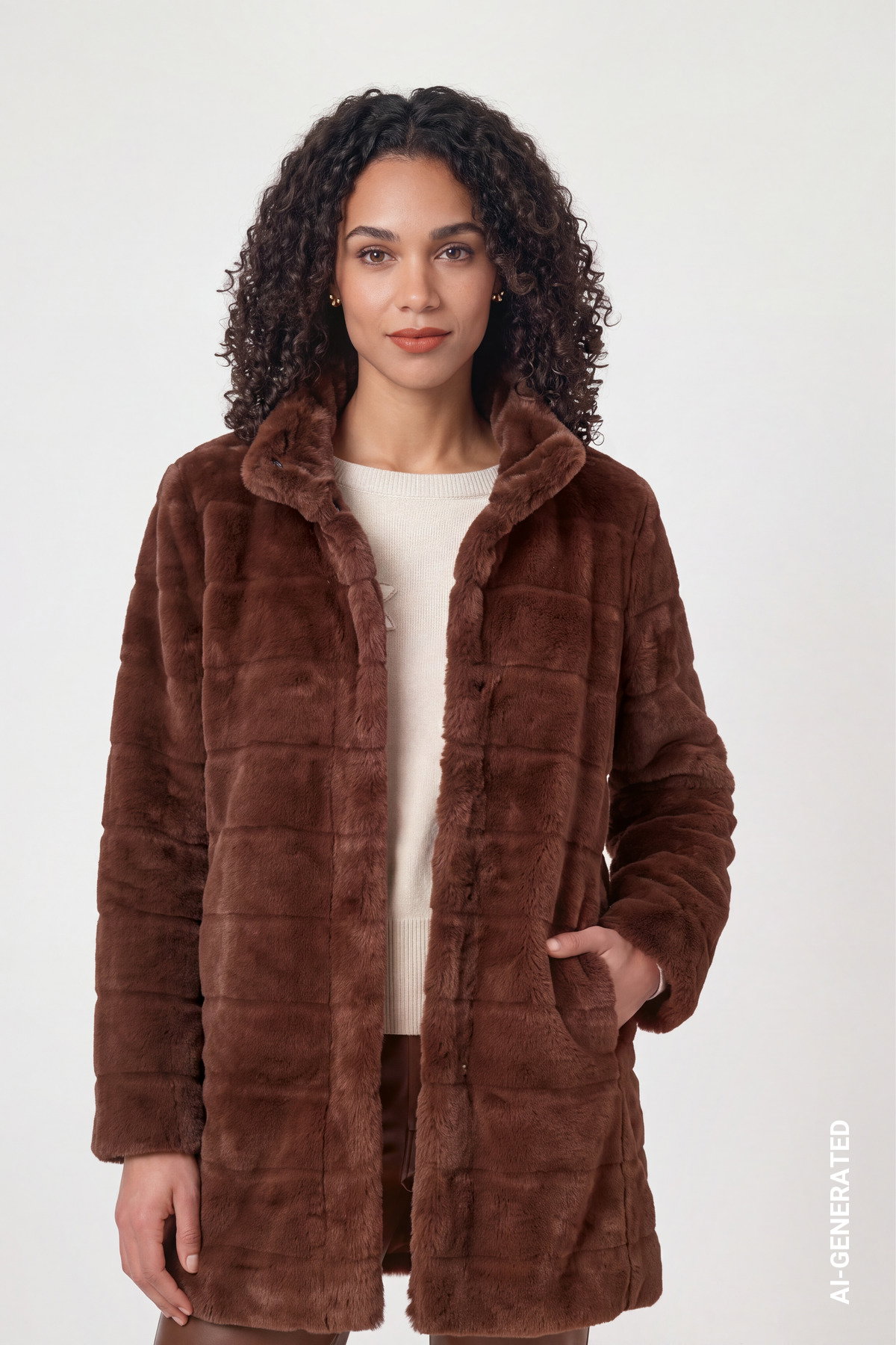 Mantel, chocolate brown #2